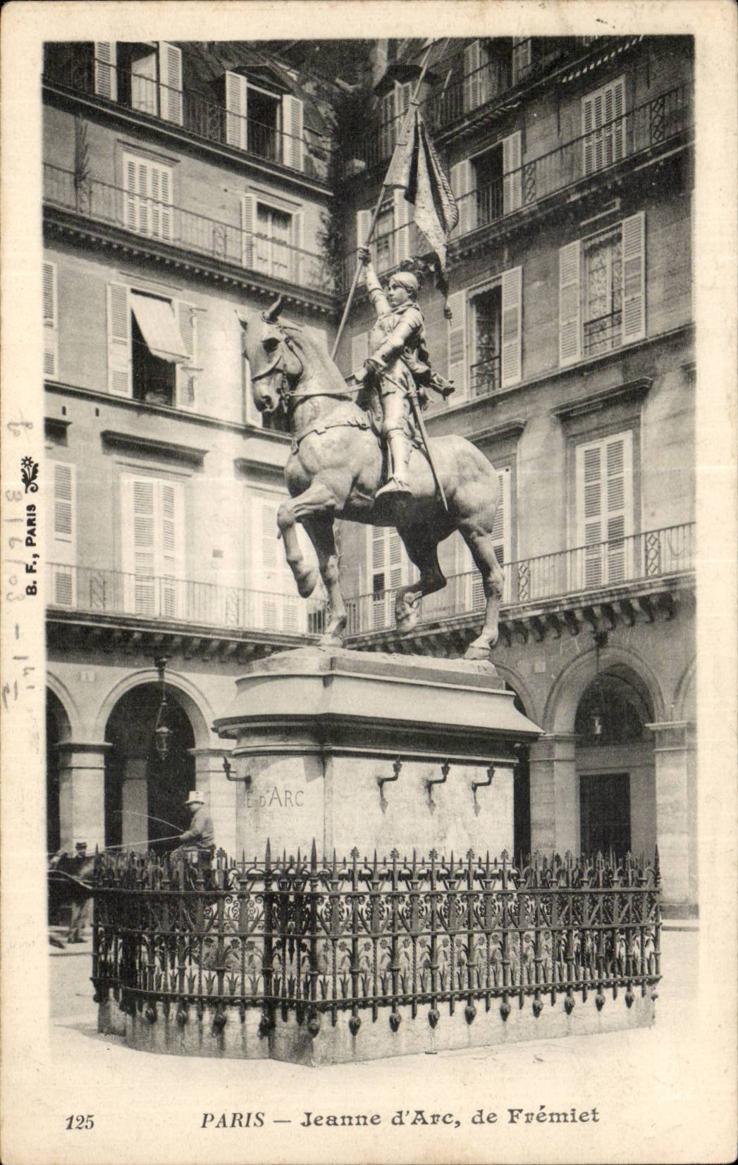 Paris CPA Jeanne des Bogens von Fremiet
