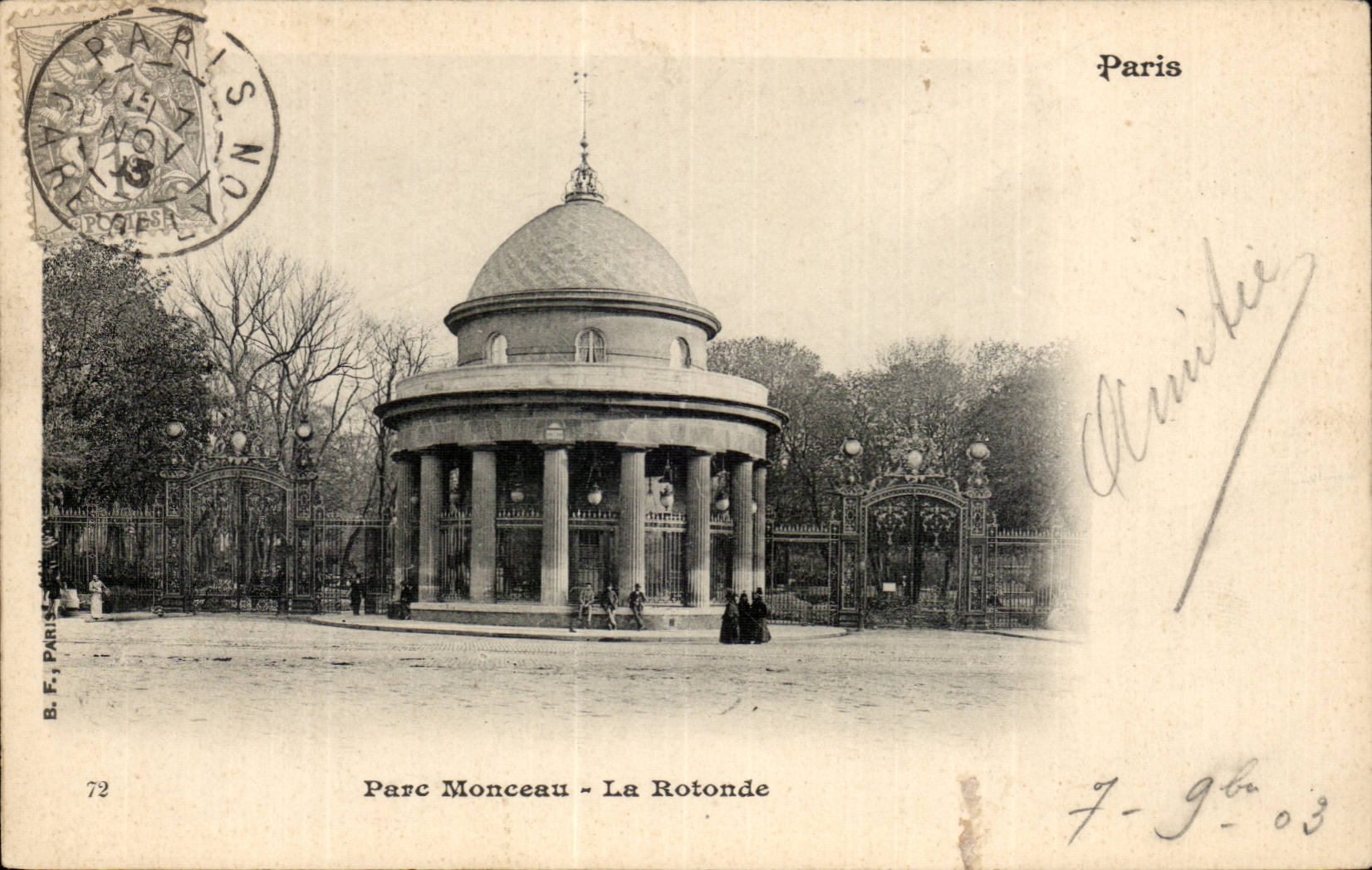 CPA Paris Park Heap the rotunda
