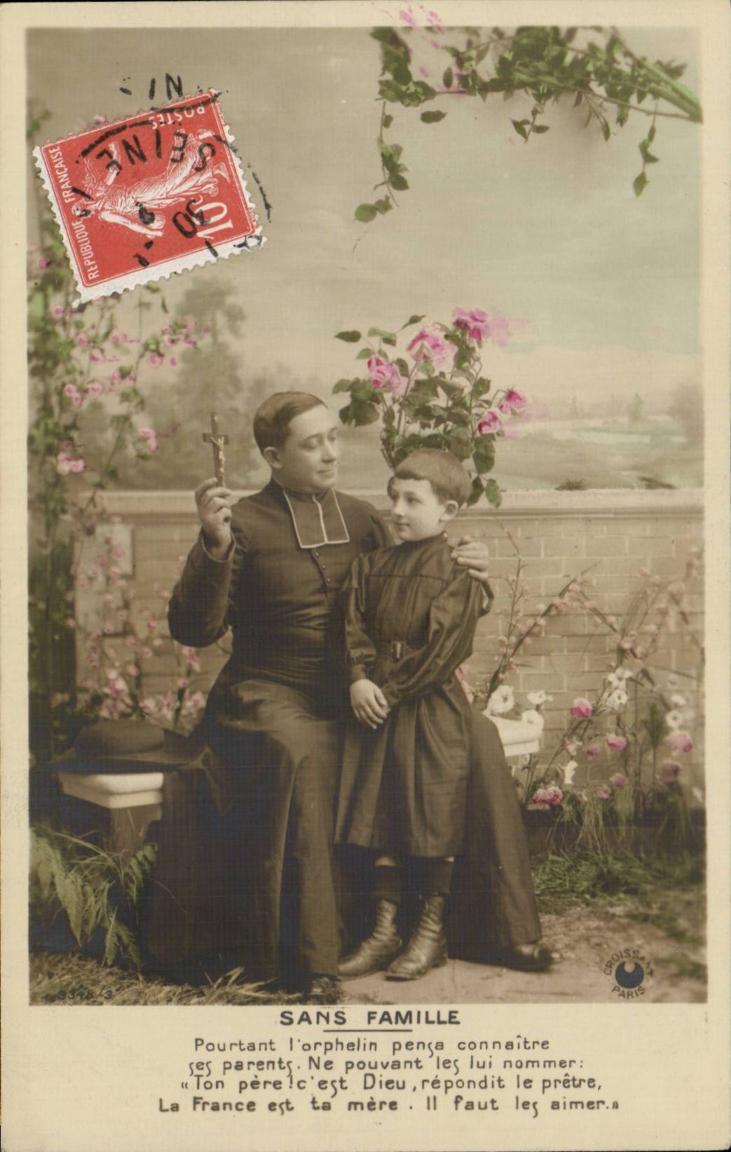 CPA Fantasy Child Without Religious family