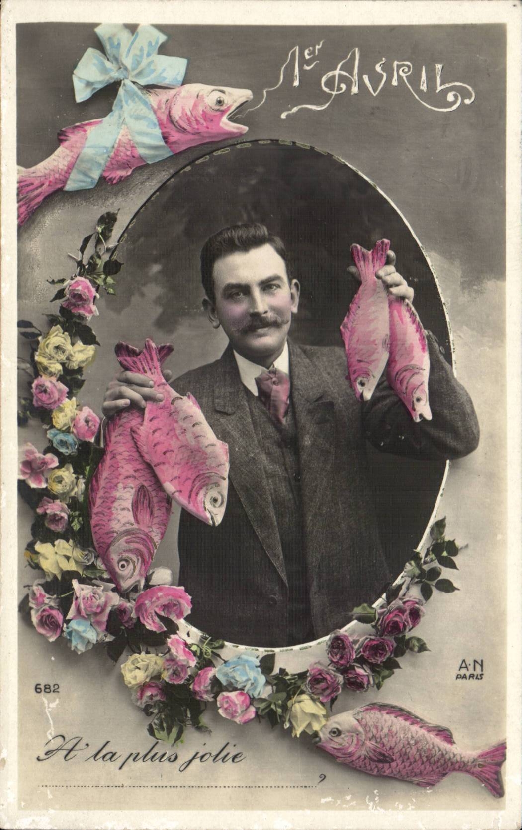 CPA Phantasie Mann Poisson 1 April