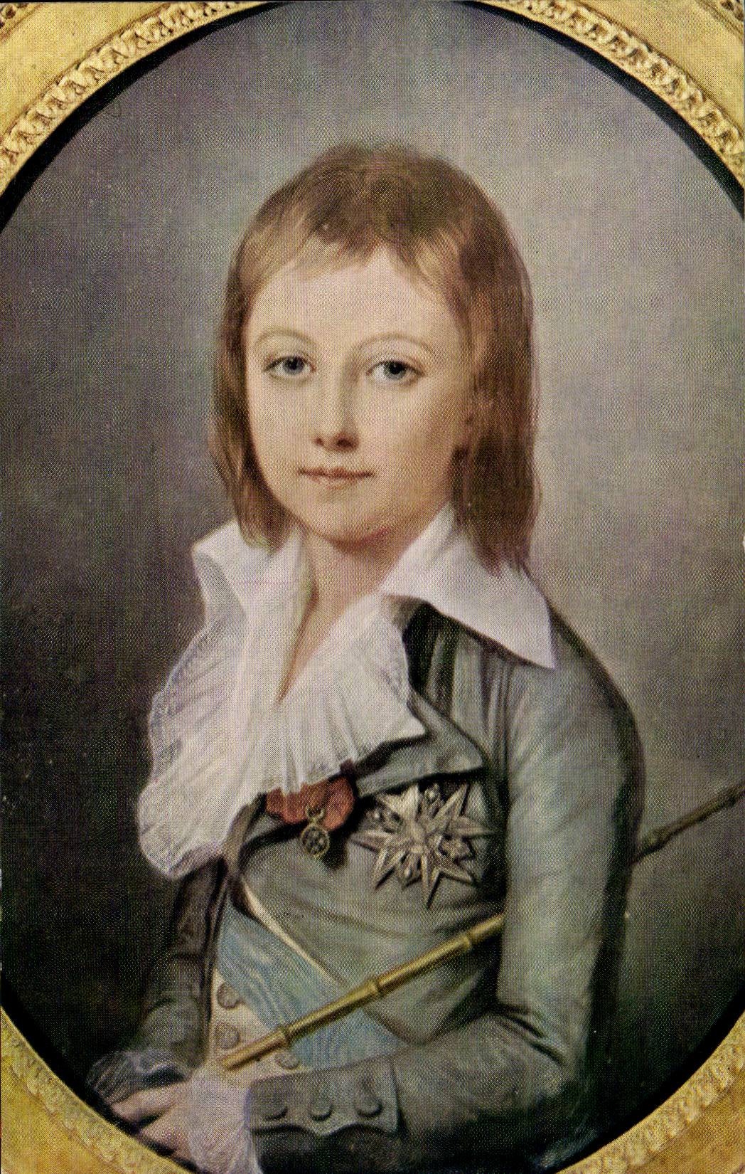MODERN CARD Fantasy Child kucharski alexanddre Polish School Portrait of Louis XVII