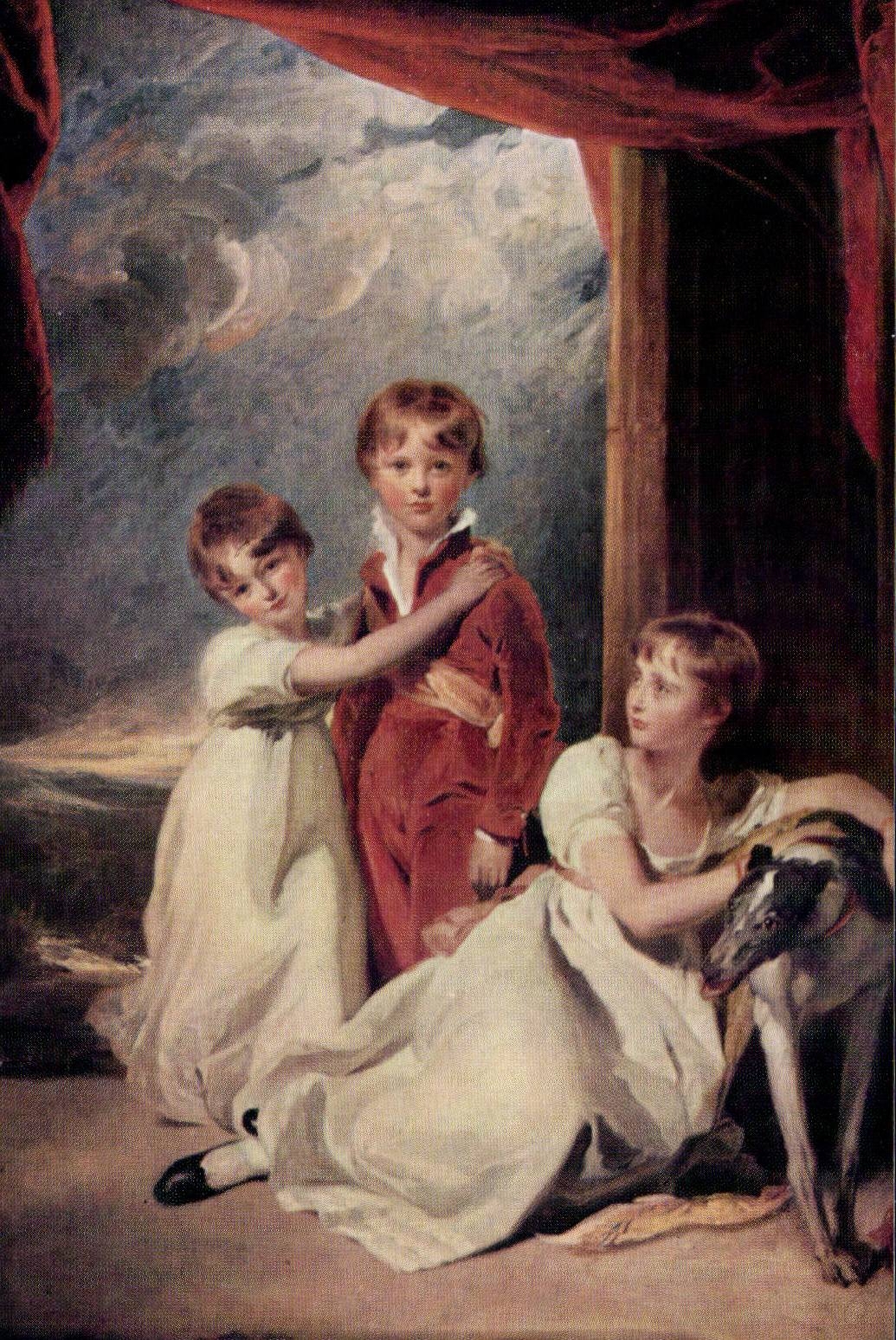 CPM Fantaisie Thomas laywrence Portrait des enfants Fluyder Musee d'art de SAo Paulo Bresil