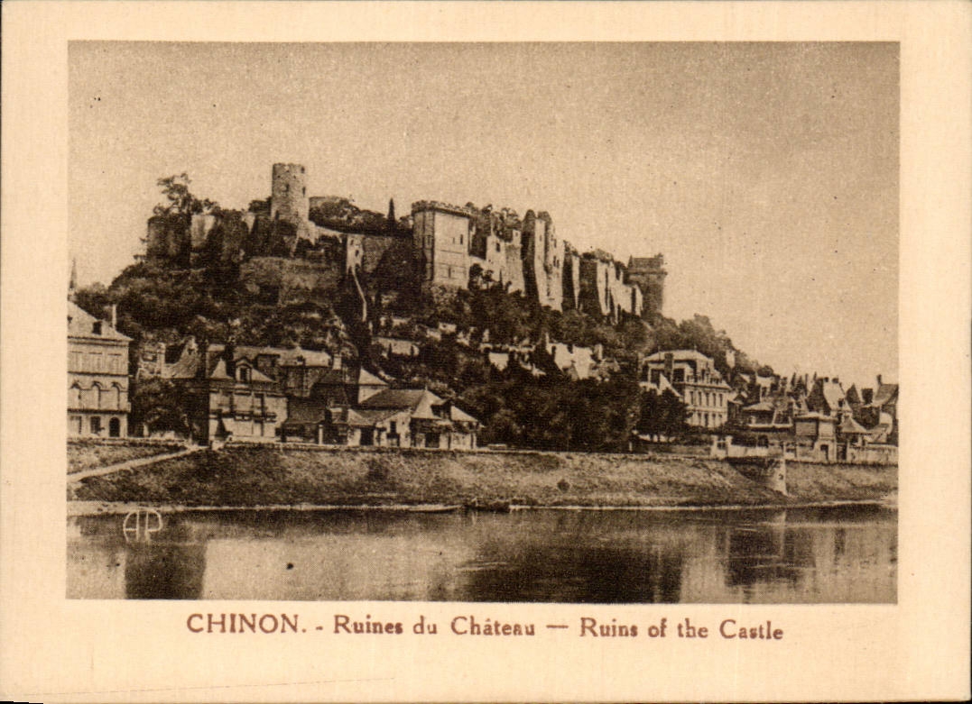 CPA Chinon Ruins of the castle