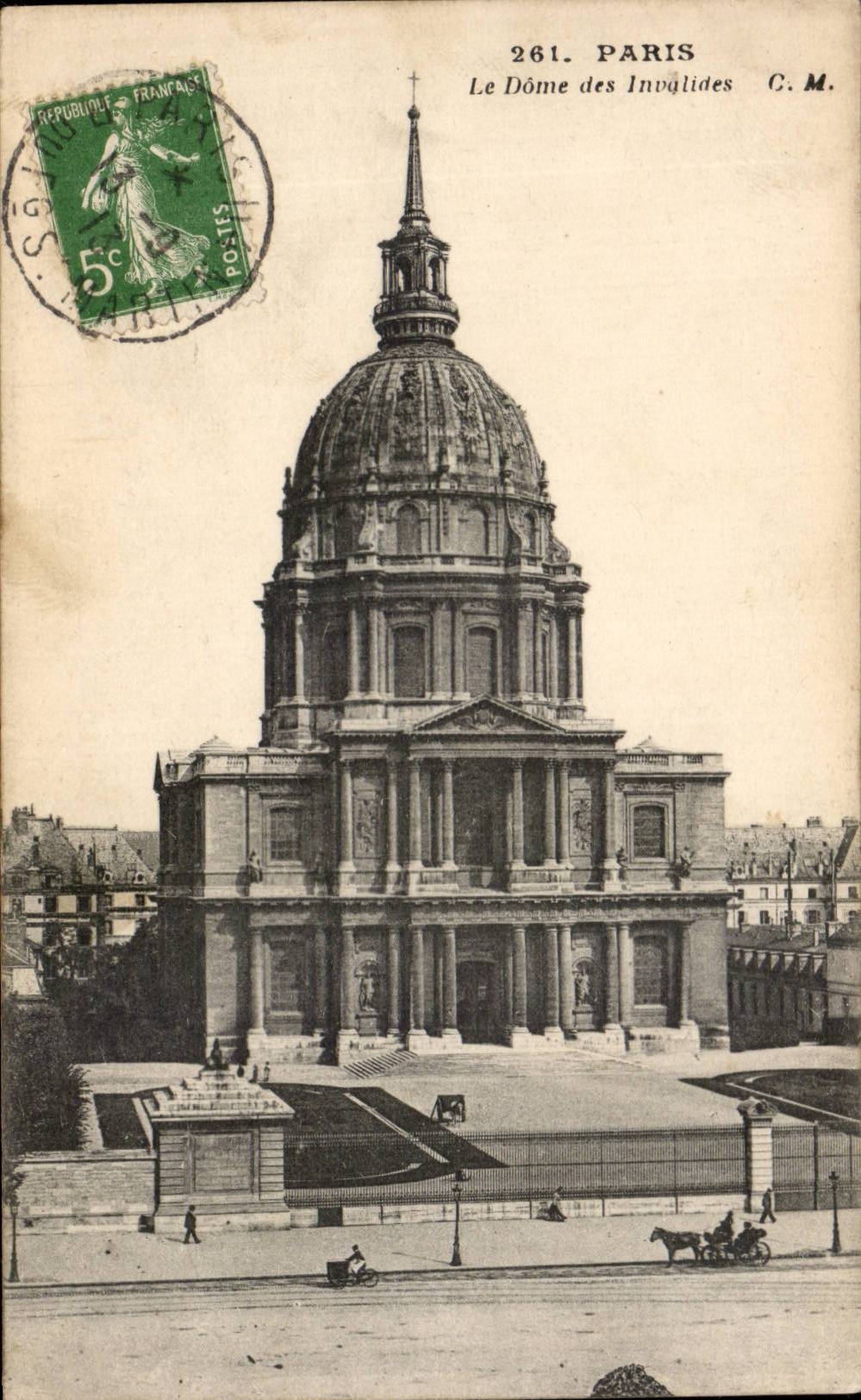 CPA Paris Dome of Invalides