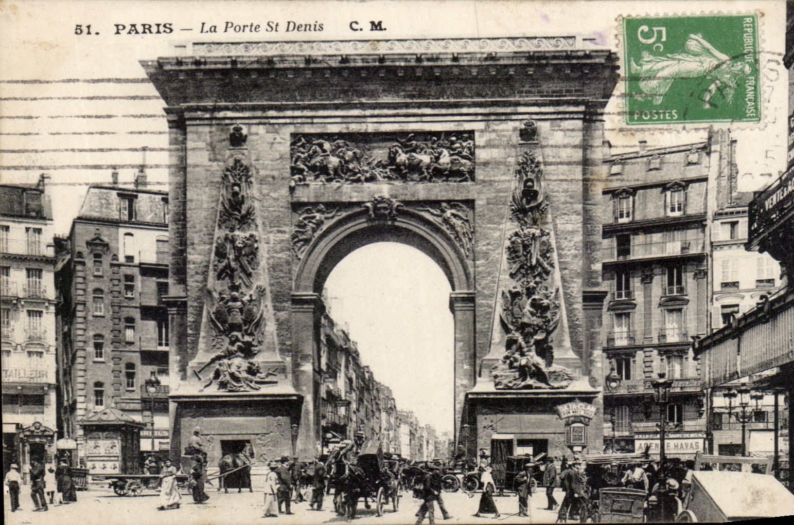 CPA Paris Gate Saint Denis