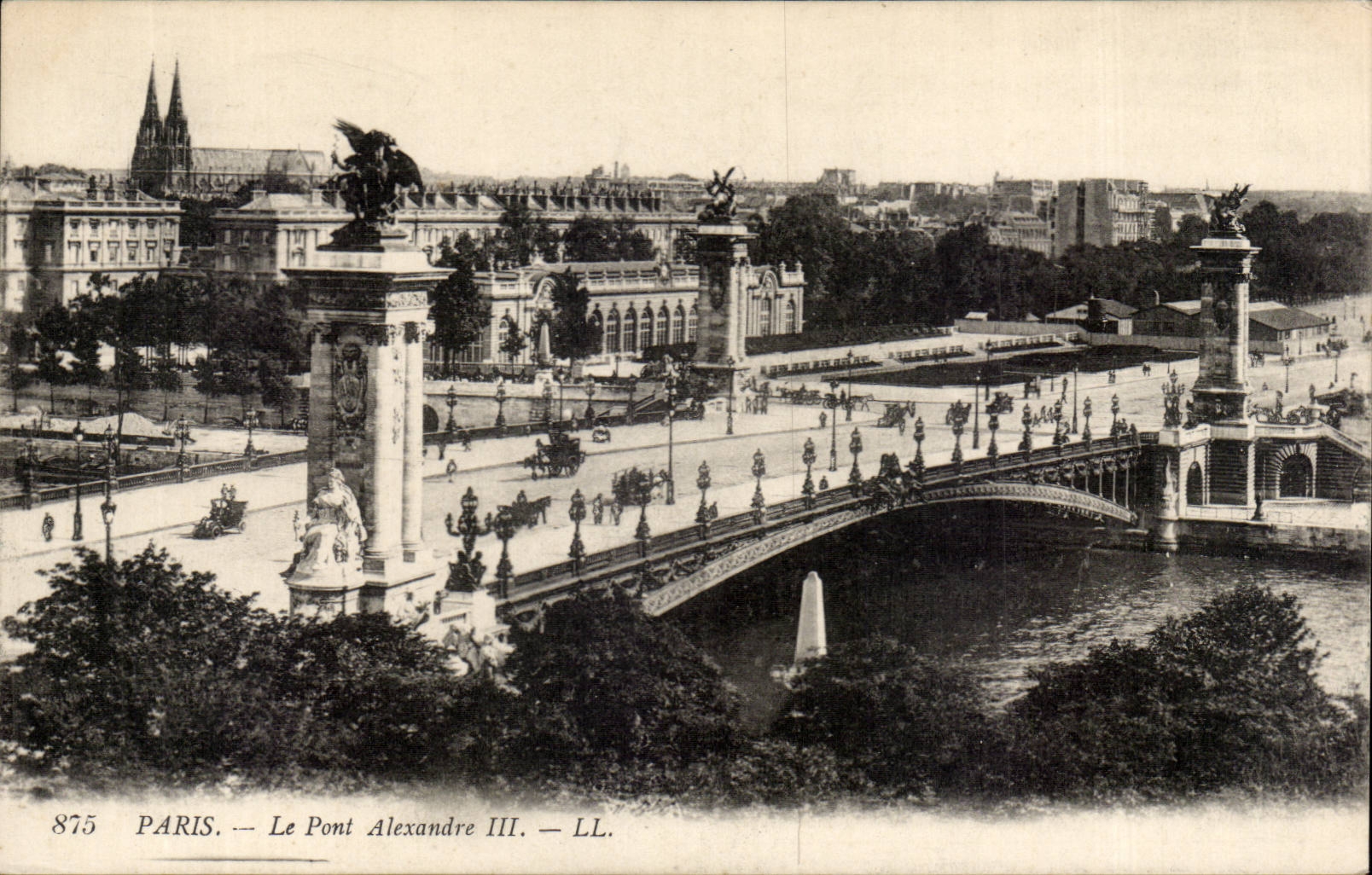 CPA Paris bridge Alexandre III