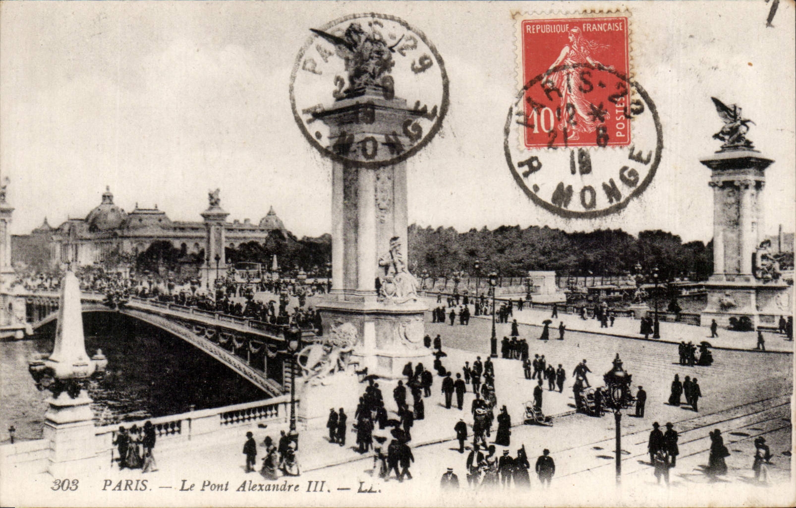 CPA Paris bridge Alexandre III