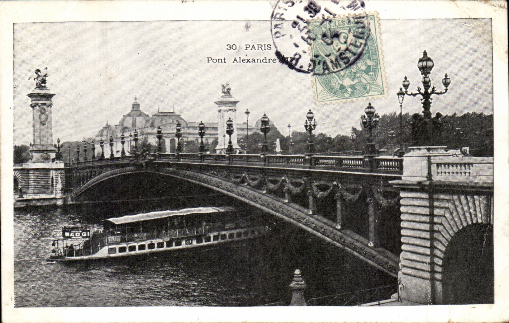 CPA Paris bridge Alexandre III