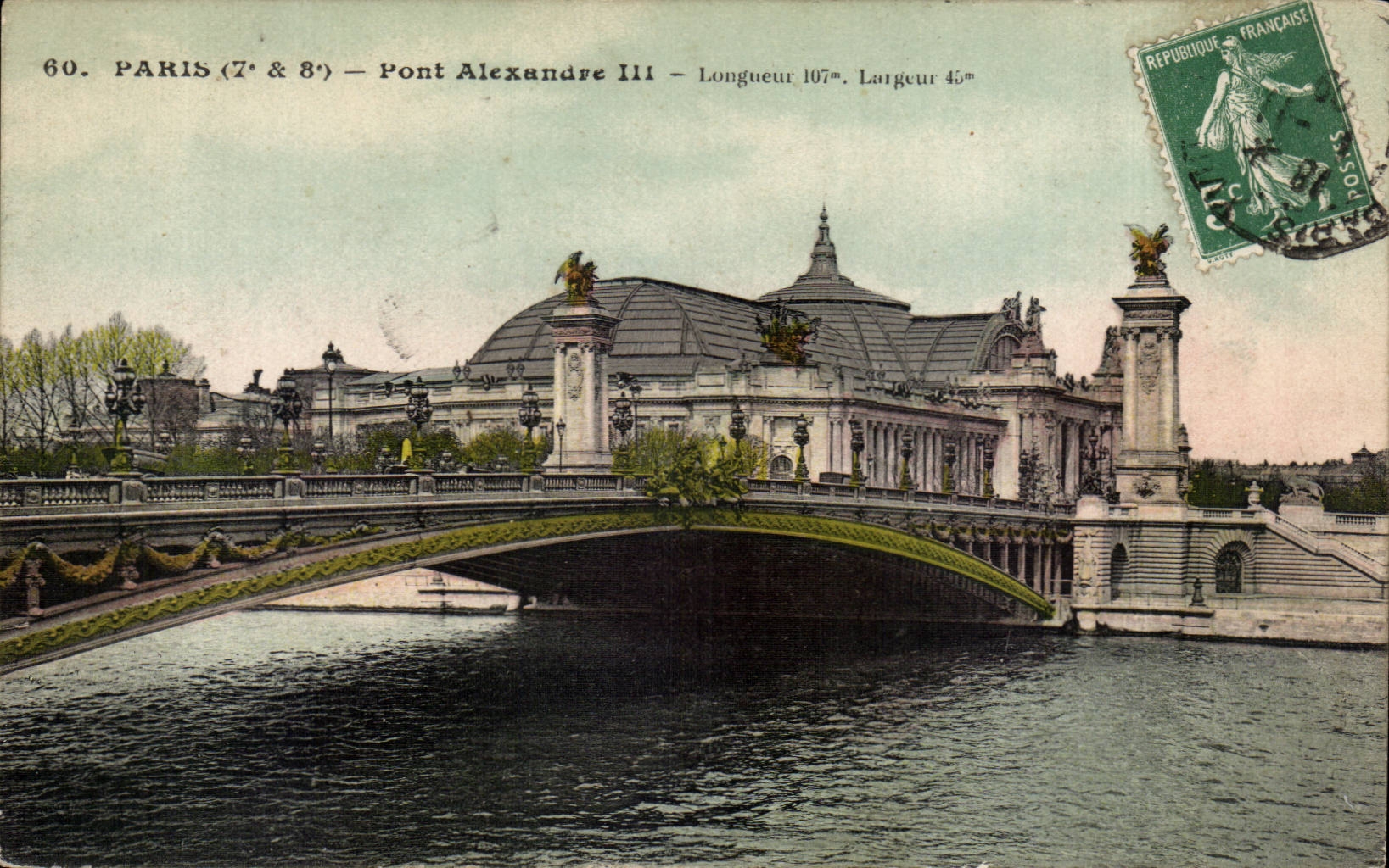 CPA Paris bridge Alexandre III