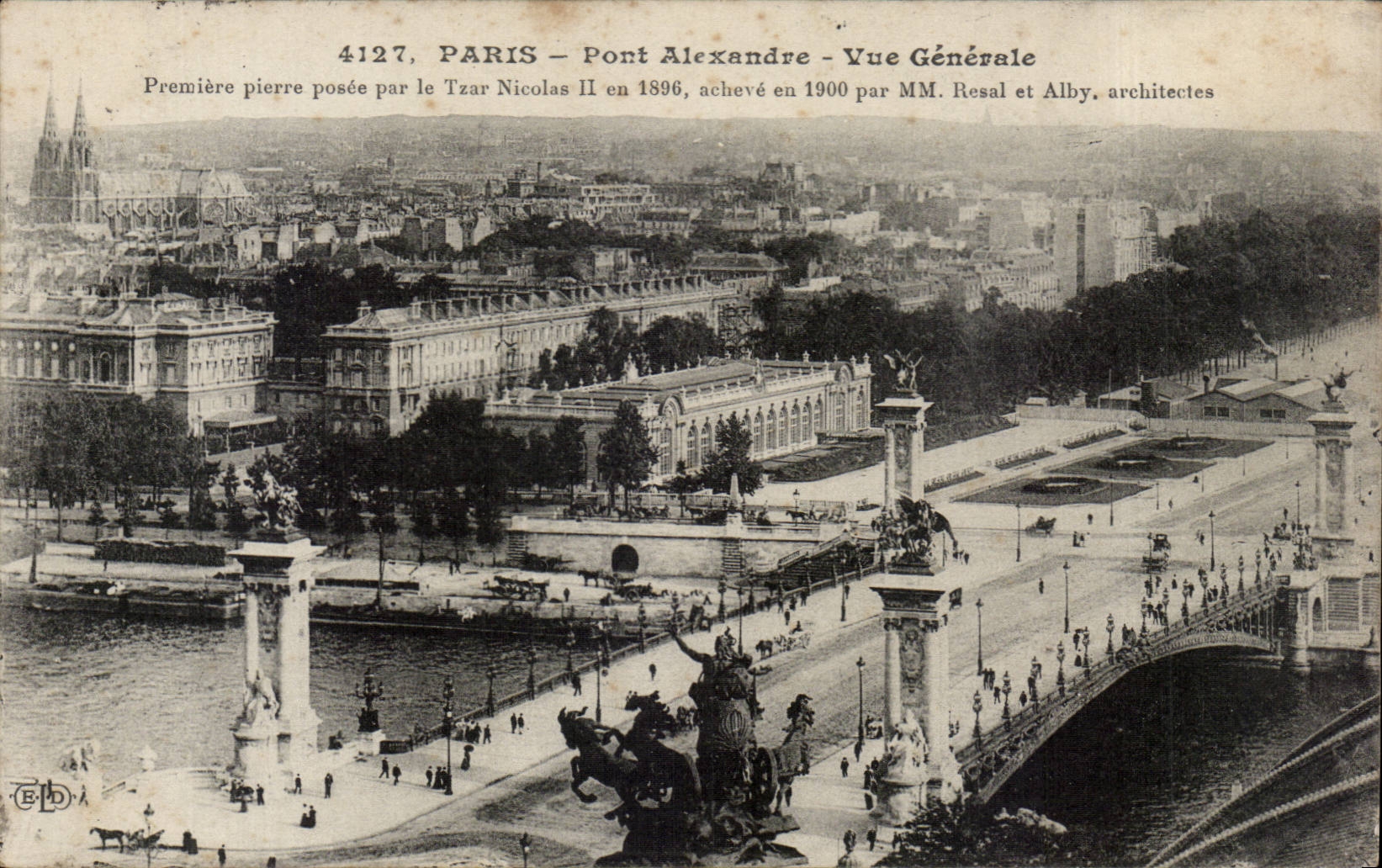 CPA Paris bridge Alexandre III