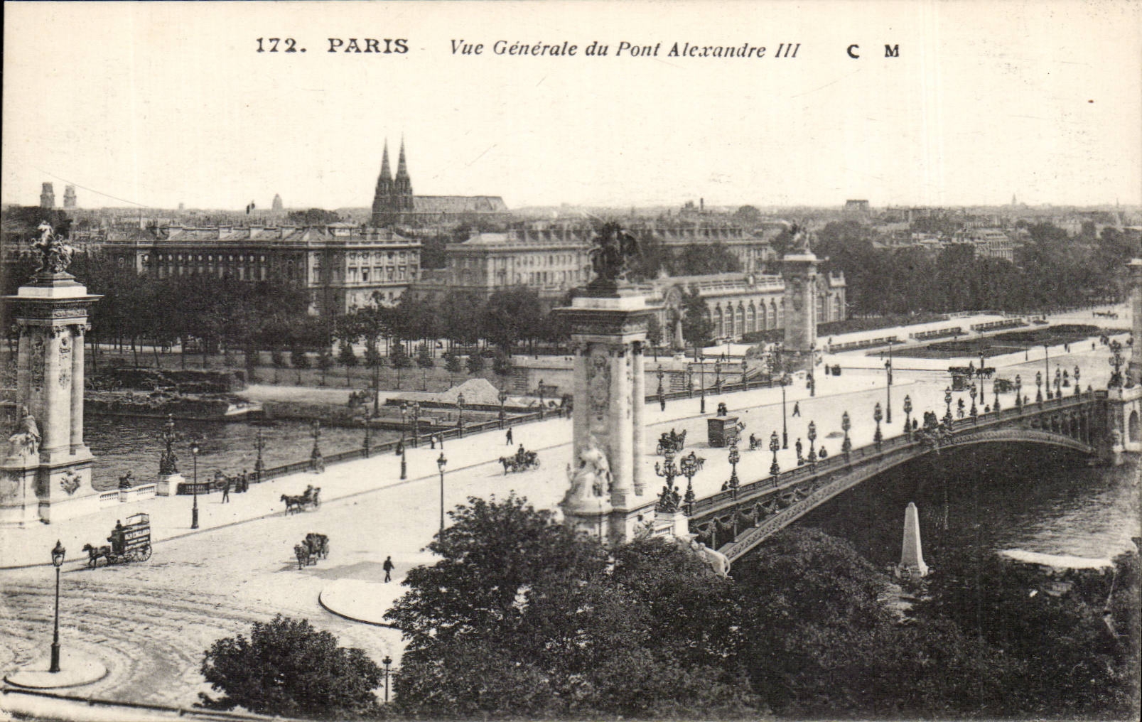 CPA Paris bridge Alexandre III