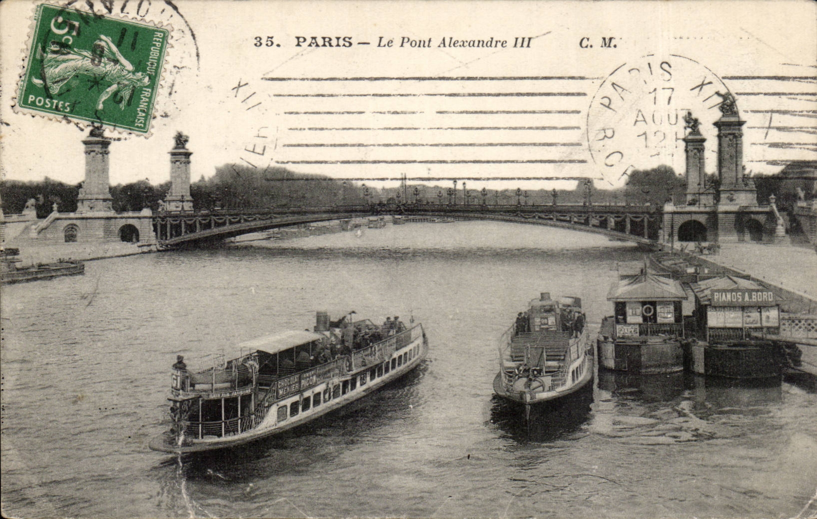 CPA Paris bridge Alexandre III