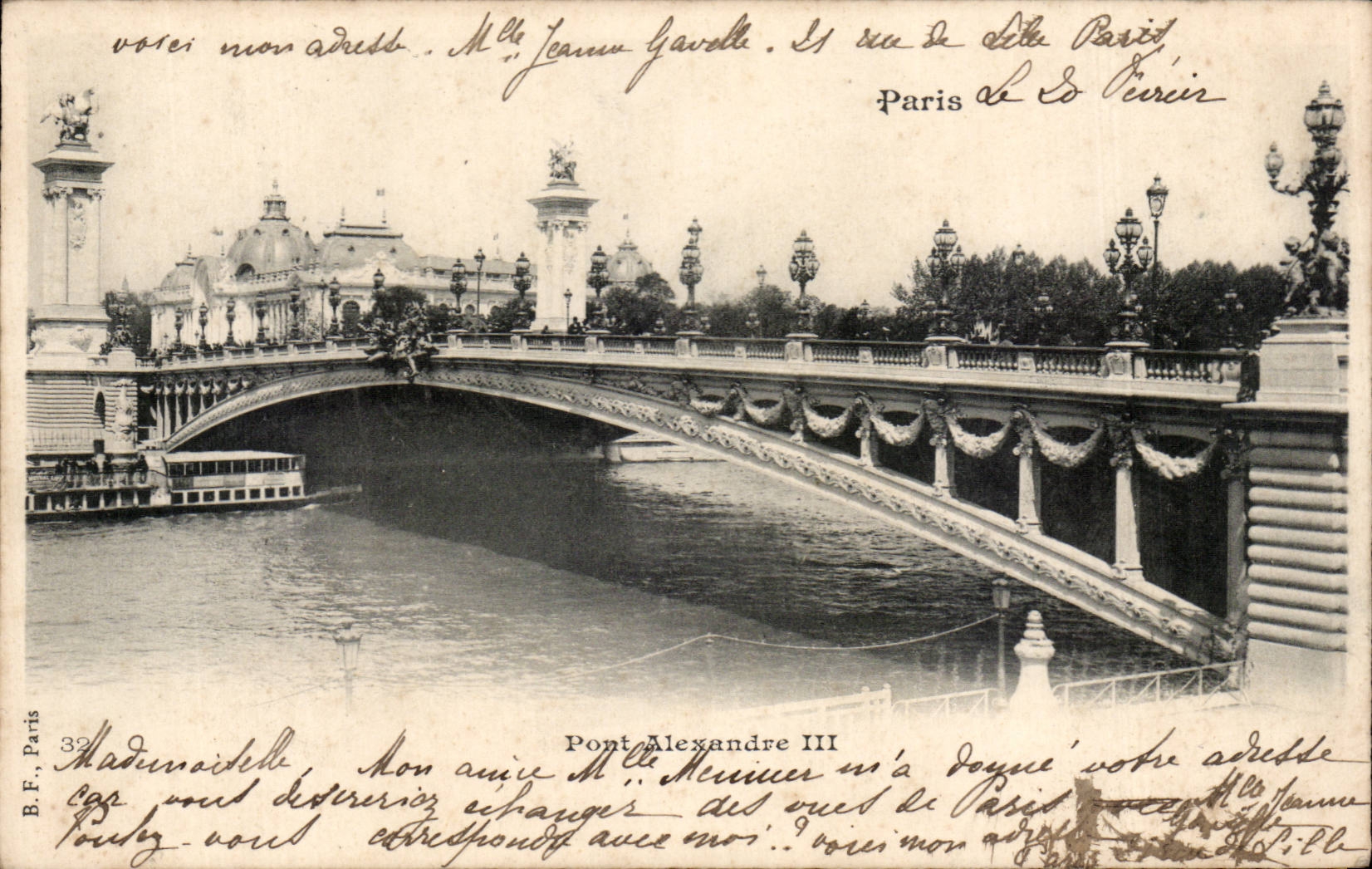 CPA Paris bridge Alexandre III