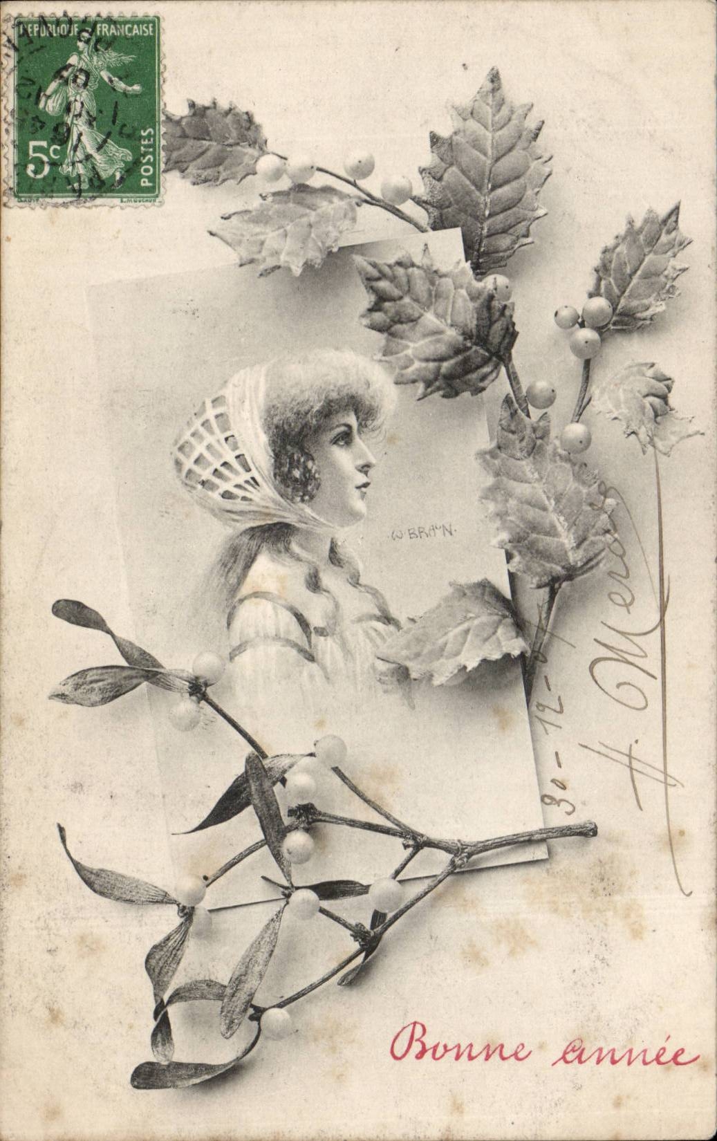 CPA Fantasy Woman Happy New Year