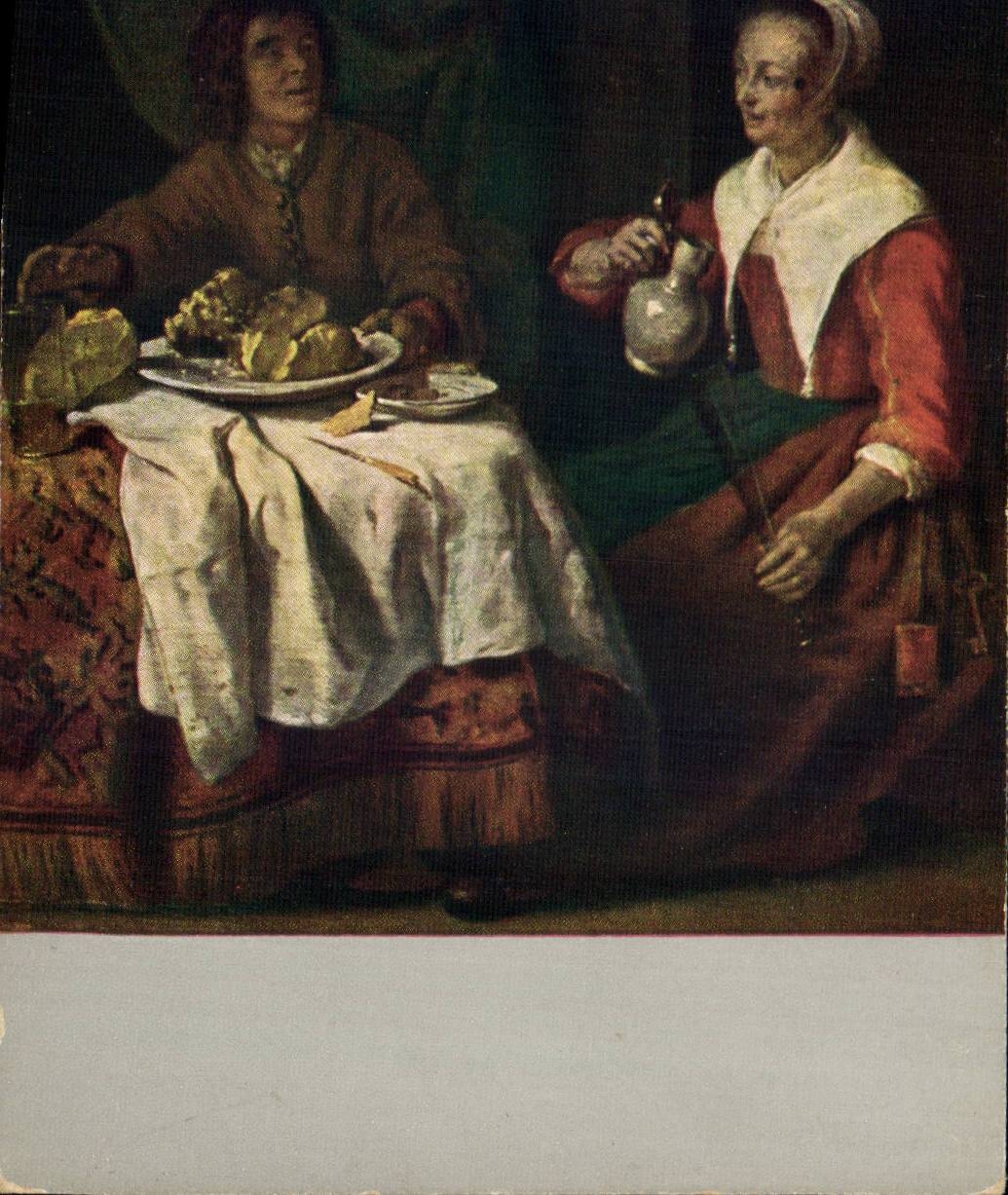 CPM Fantaisie Amsterdam Gabriel Metsu Das Fruhstuck