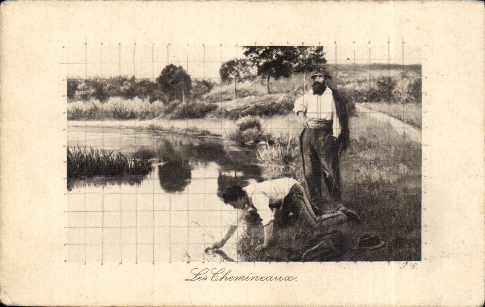 CPA Fantaisie Les Chemineaux