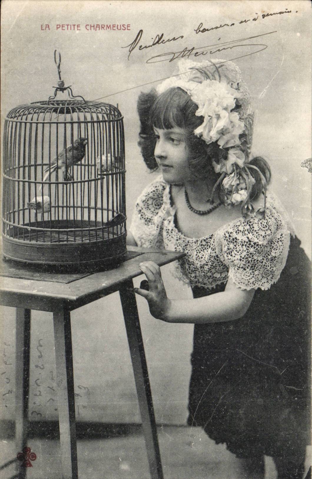 CPA Fantasy the small charming lady of birds