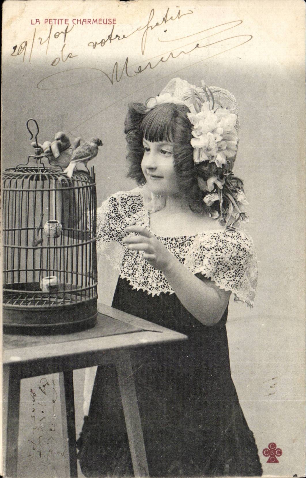 CPA Fantasy the small charming lady of birds