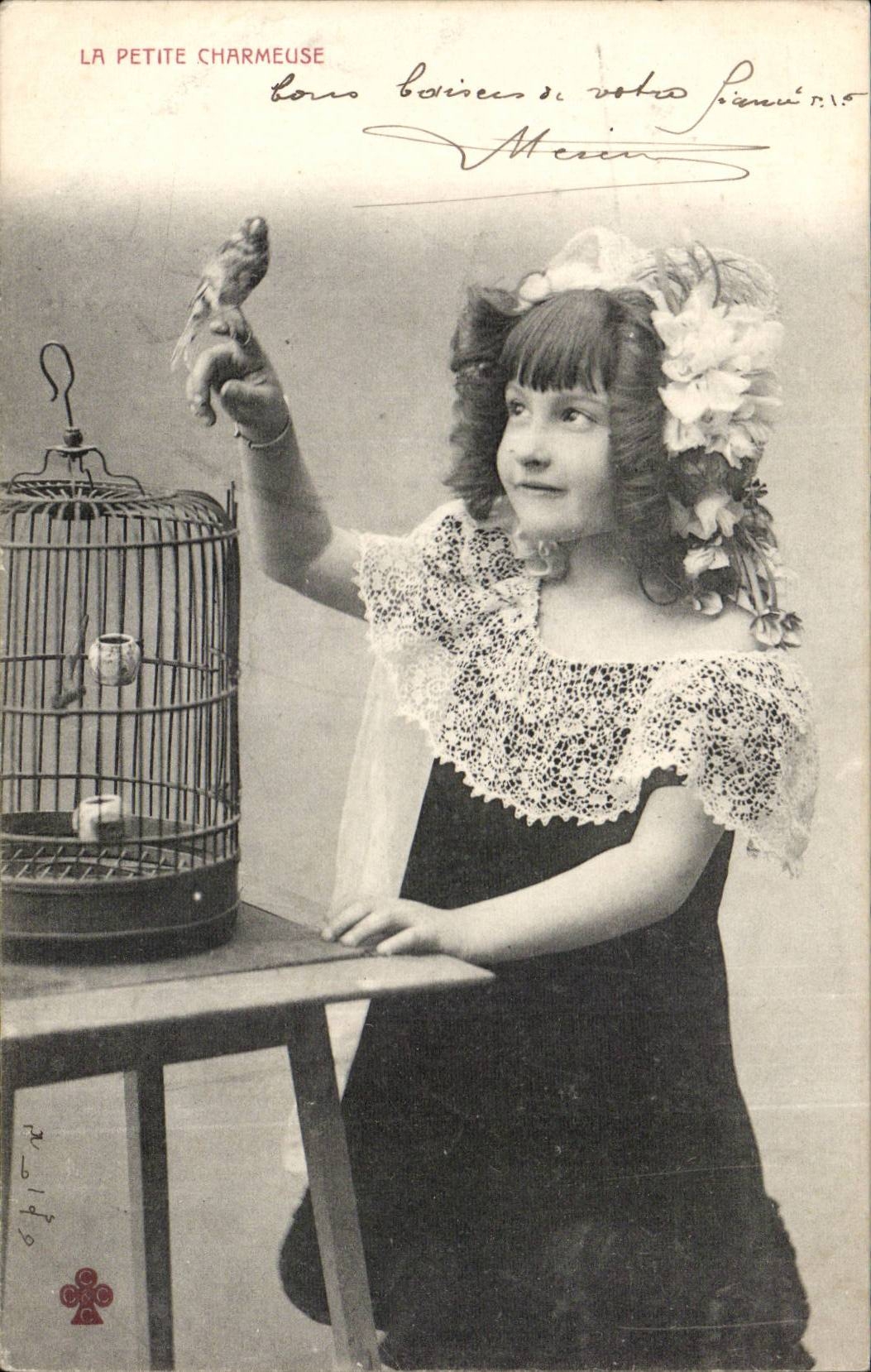 CPA Fantasy the small charming lady of birds