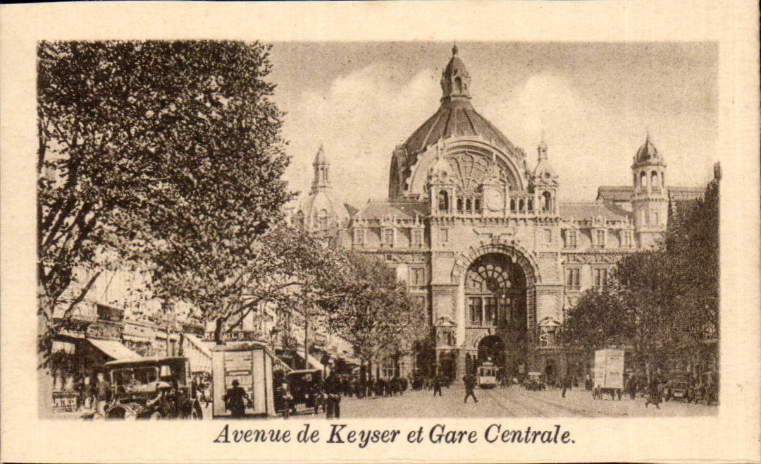 Belgie Belgien Antwerpen CPA das von Keyser und von der zentralen Station auftrat