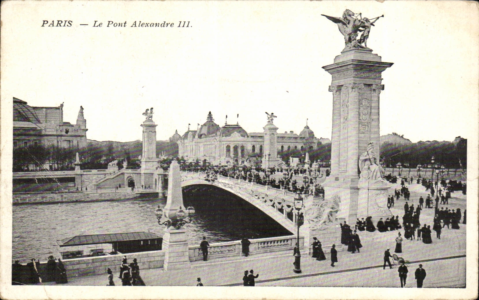 Paris CPA the bridge Alexandre III