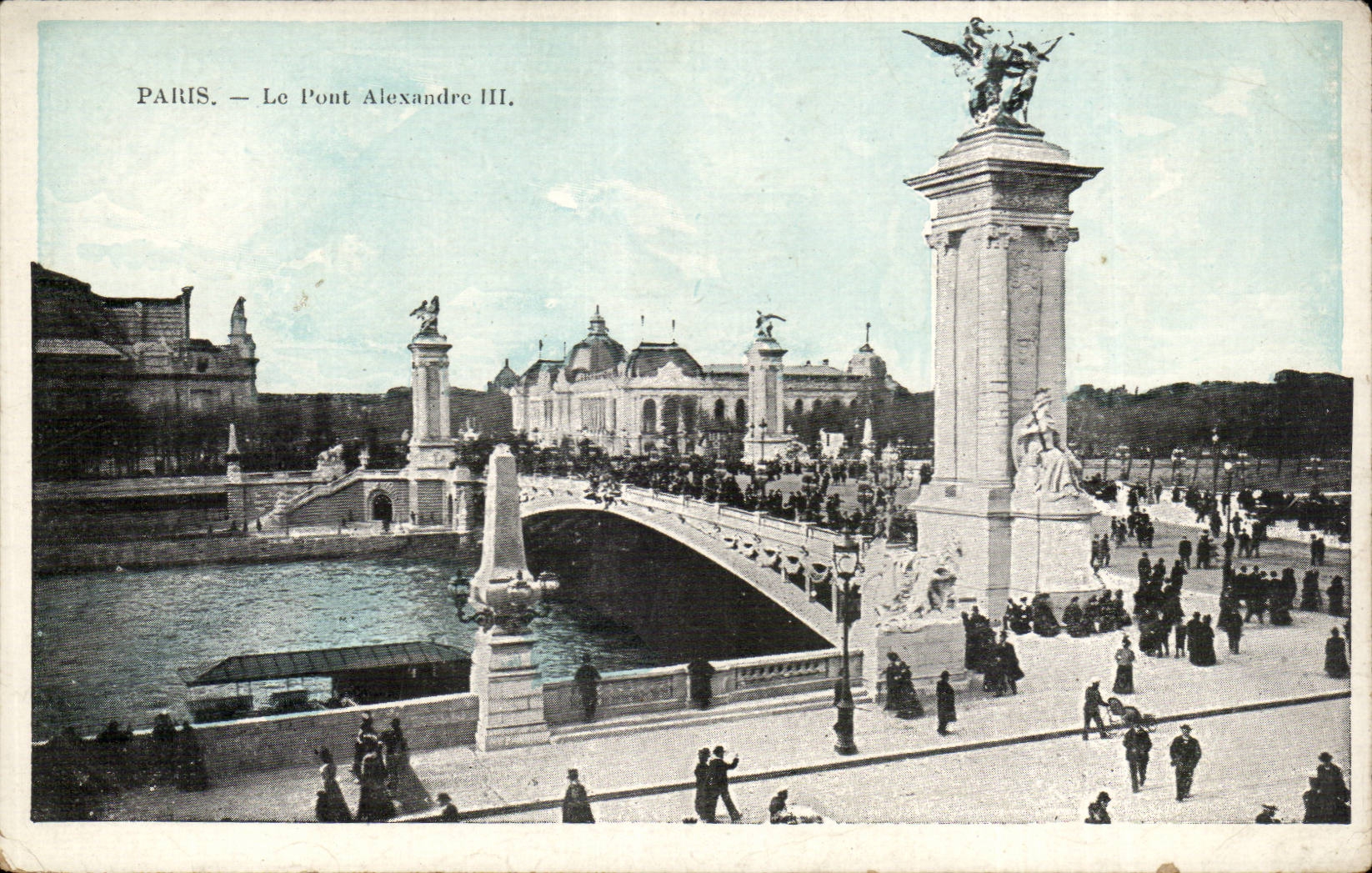 Paris CPA the bridge Alexandre III