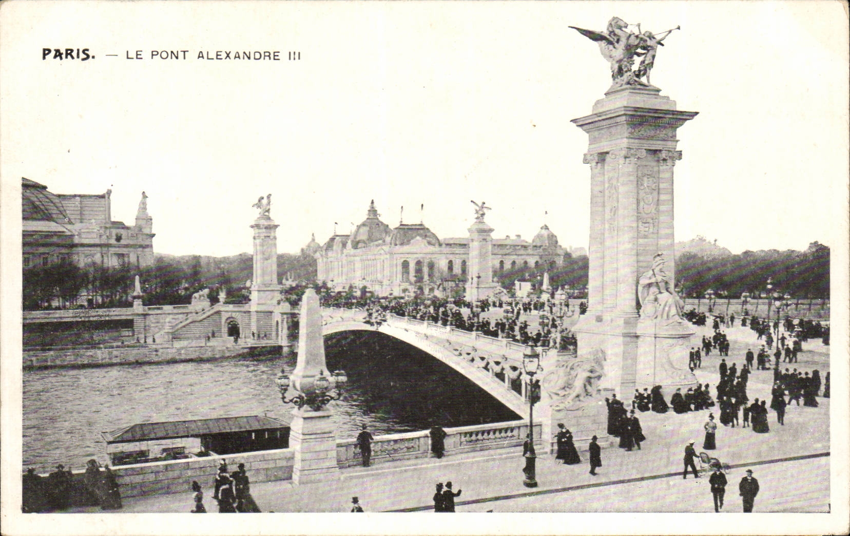 Paris CPA the bridge Alexandre III