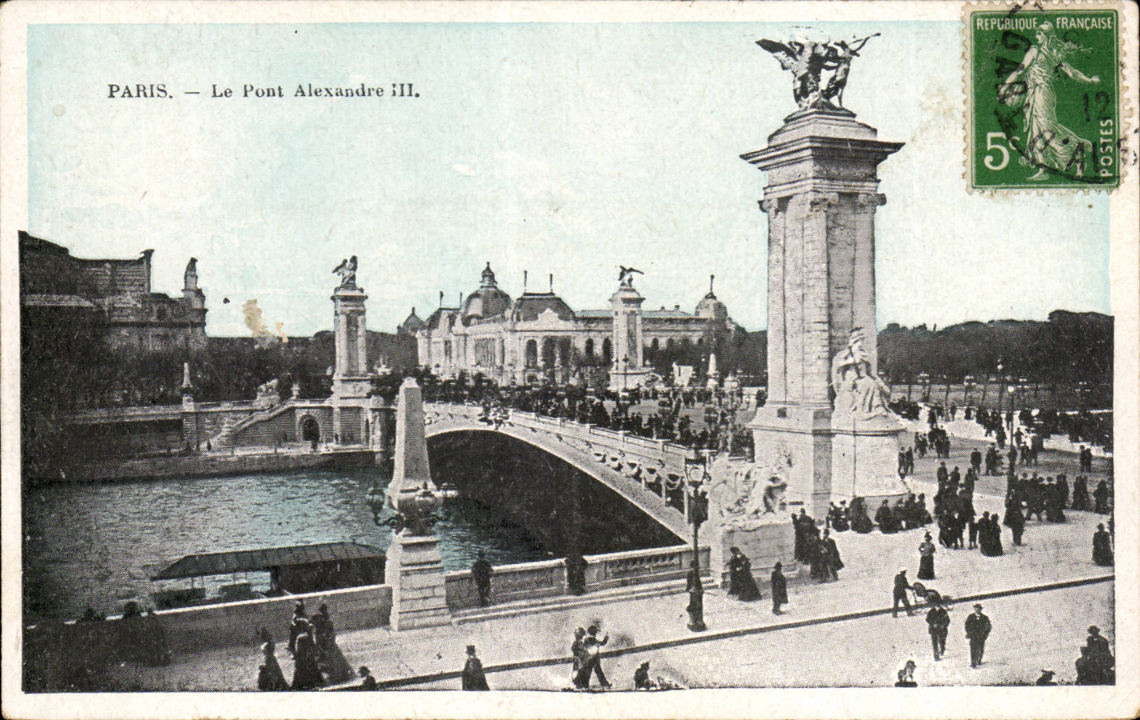 Paris CPA the bridge Alexandre III