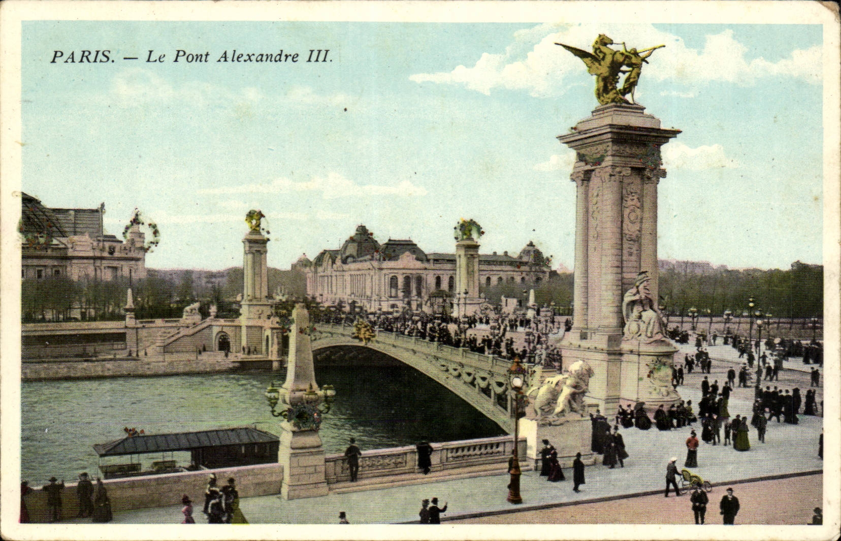 Paris CPA the bridge Alexandre III