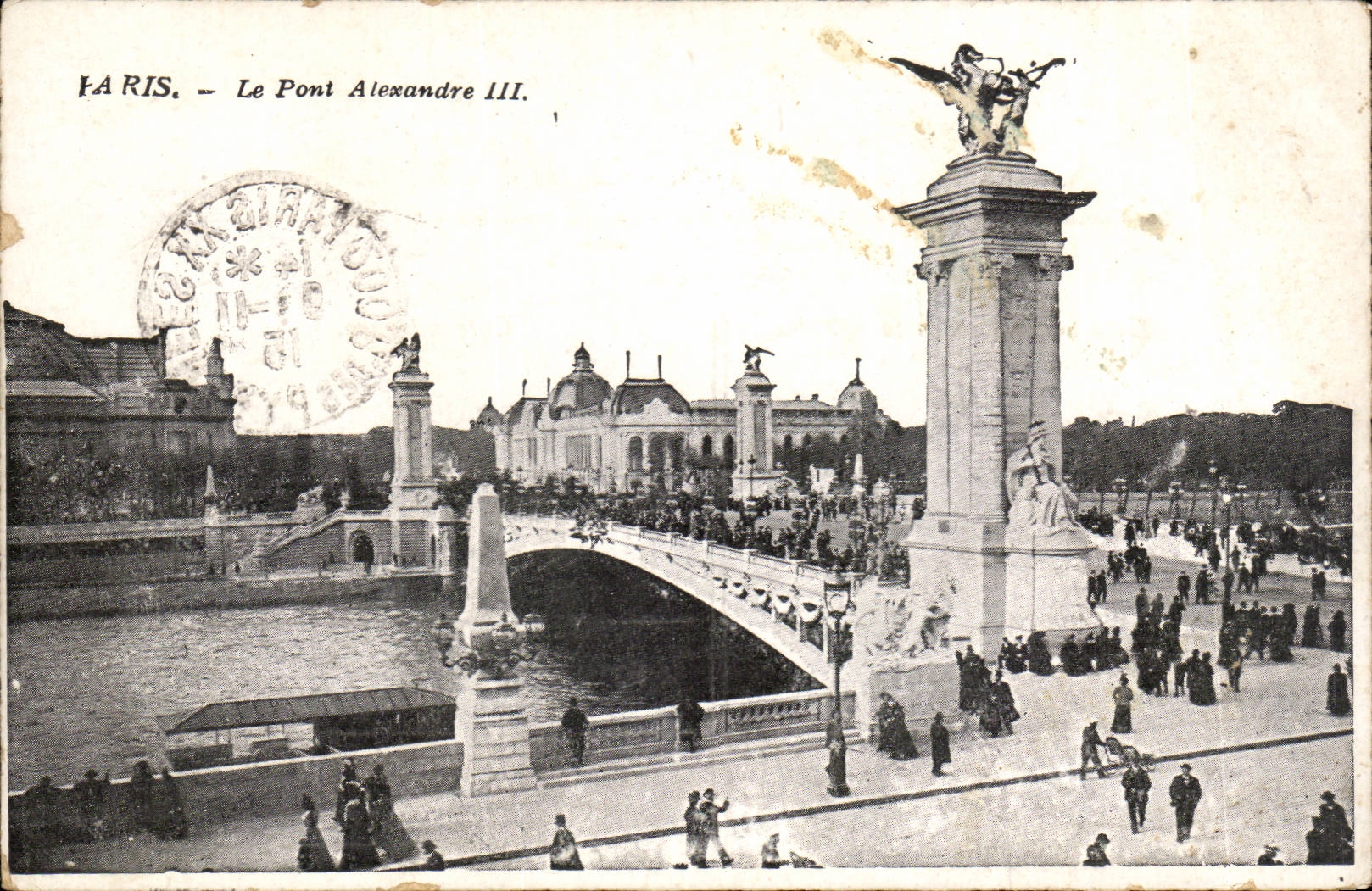 Paris CPA the bridge Alexandre III