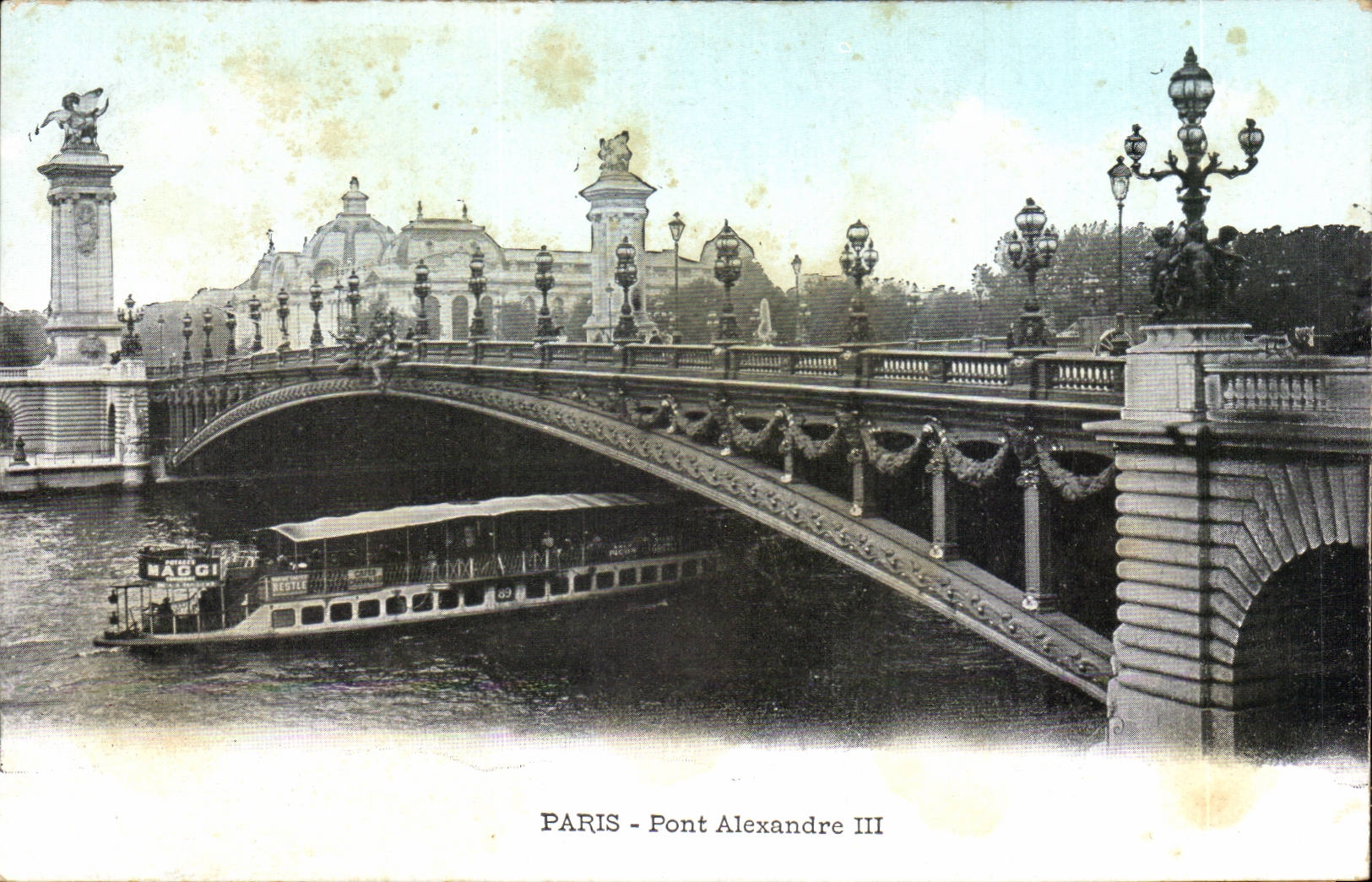 Paris CPA the bridge Alexandre III