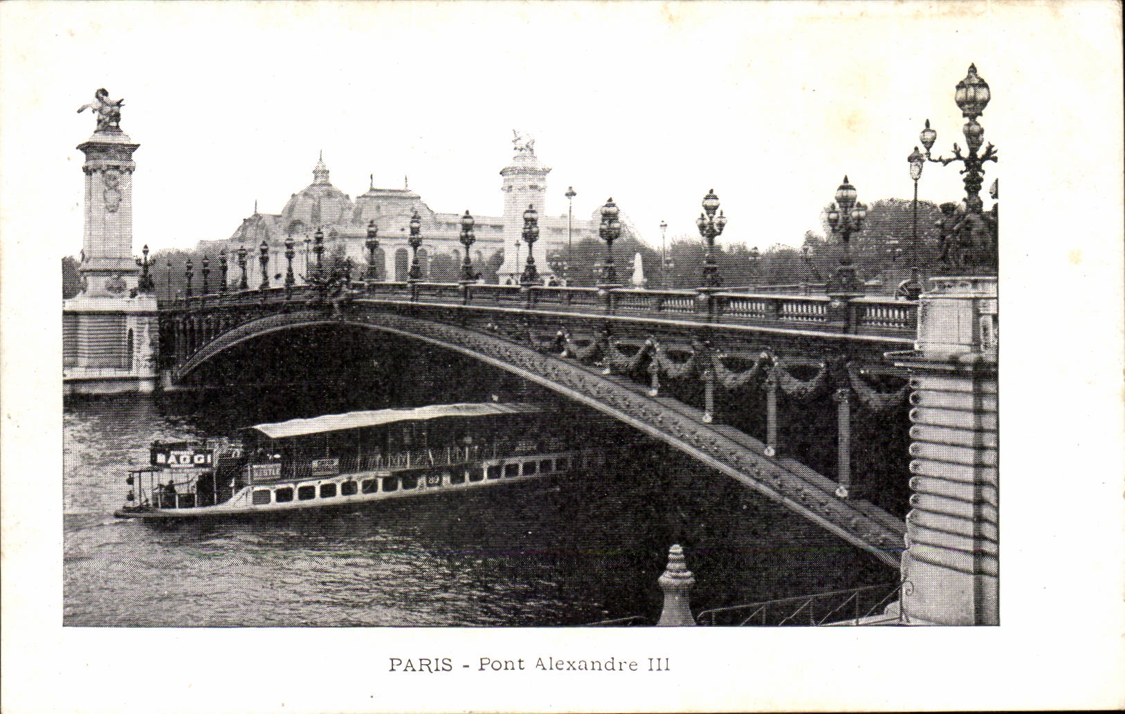 Paris CPA the bridge Alexandre III