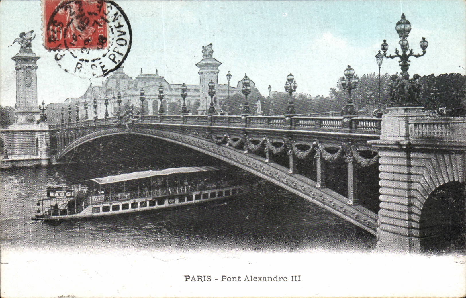 Paris CPA the bridge Alexandre III