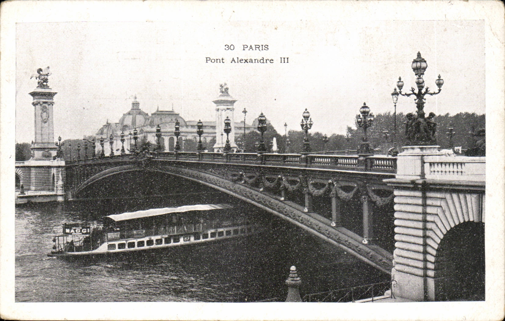Paris CPA the bridge Alexandre III