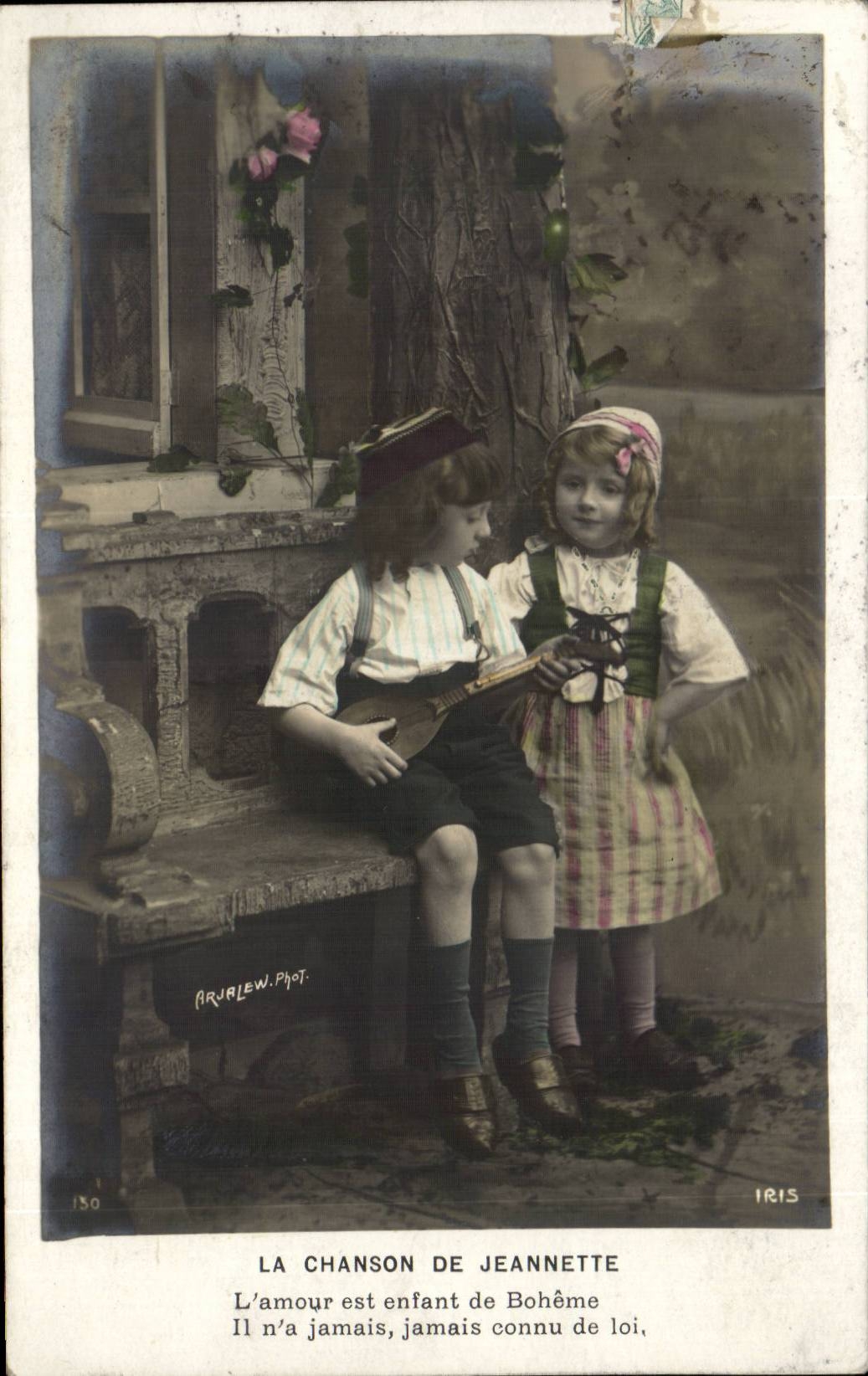 CPA Fantasy Woman the song of Sleeve-board