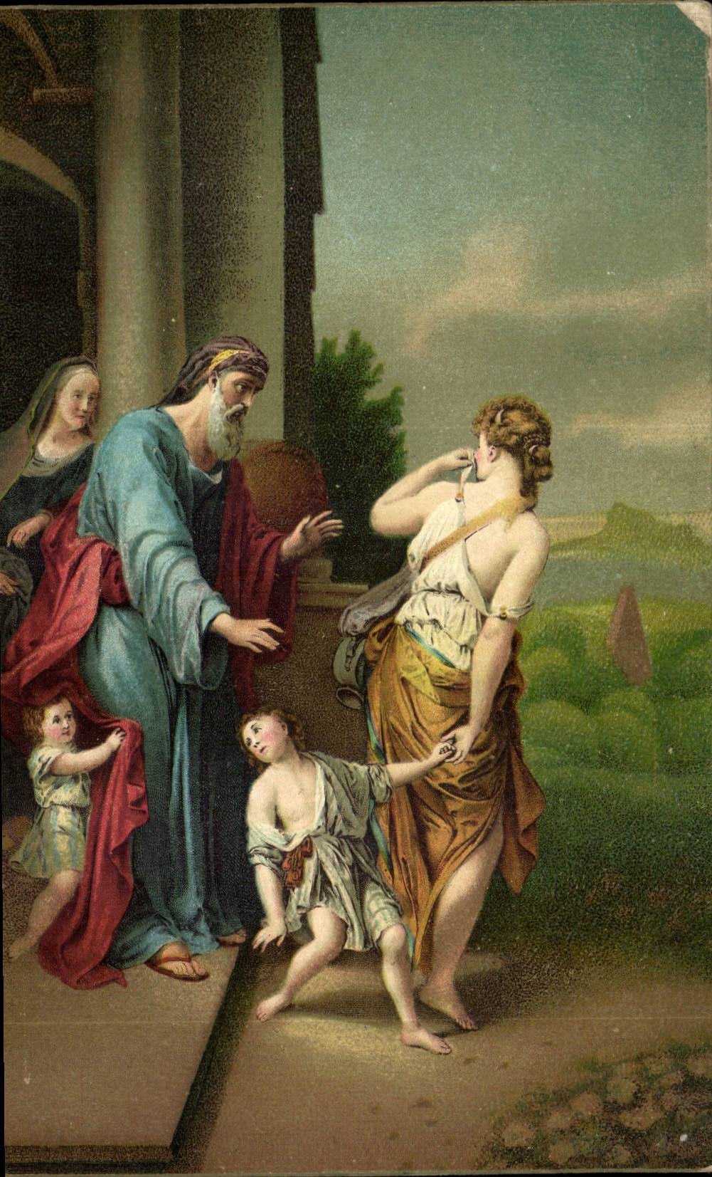 CPA Fantaisie Adrian van der Werff Dresden