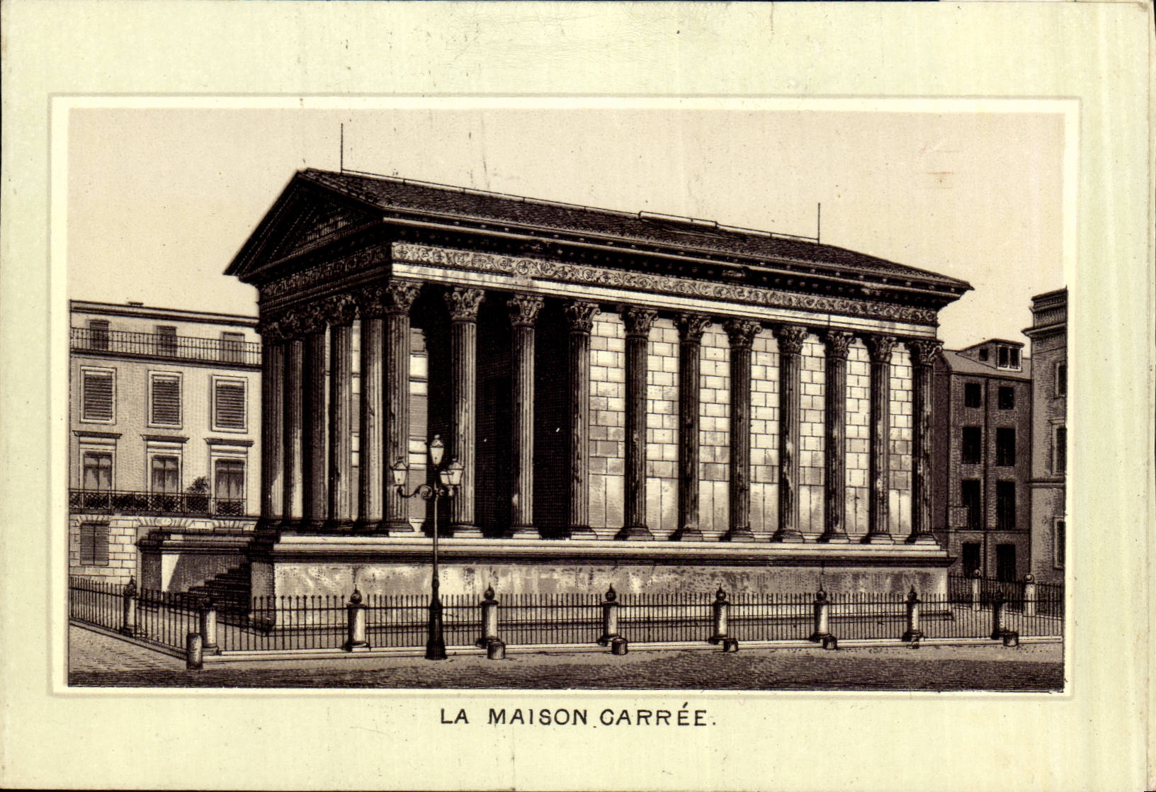 Nimes CPA die Hausquadrate