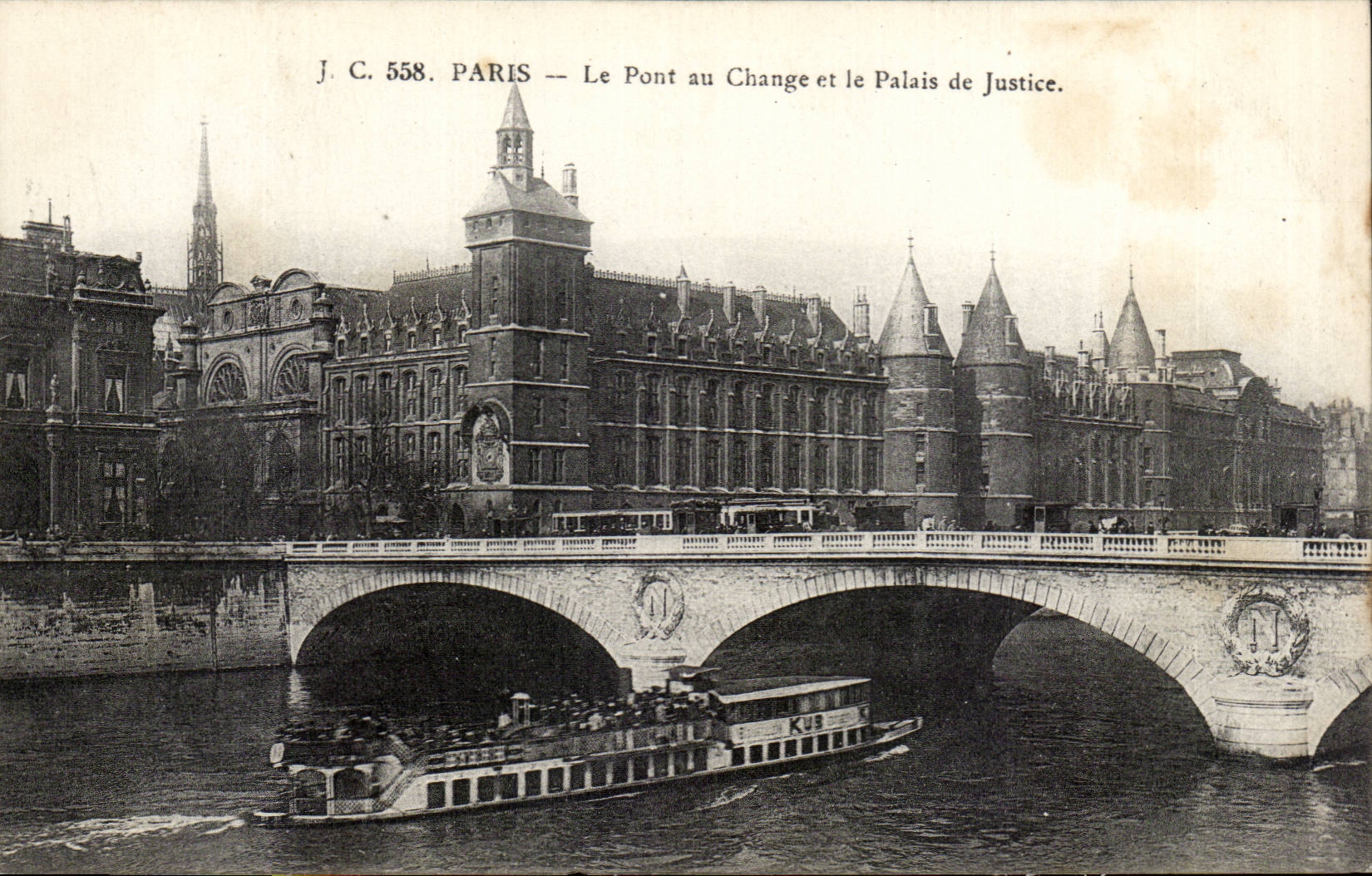 Paris CPA Pont au change et palais de justice