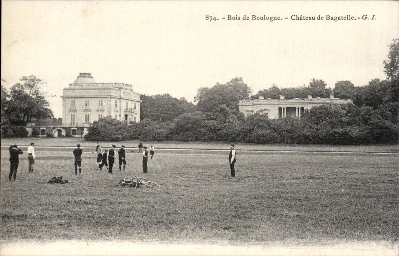 Paris CPA Bois de Boulogne Chateau de Bagatelle