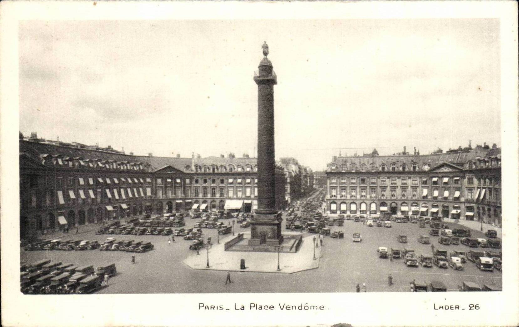 Paris CPA Places Vendome