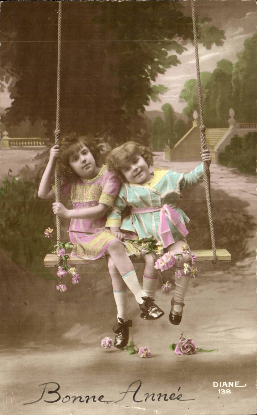 CPA Fantasy Children Happy New Year