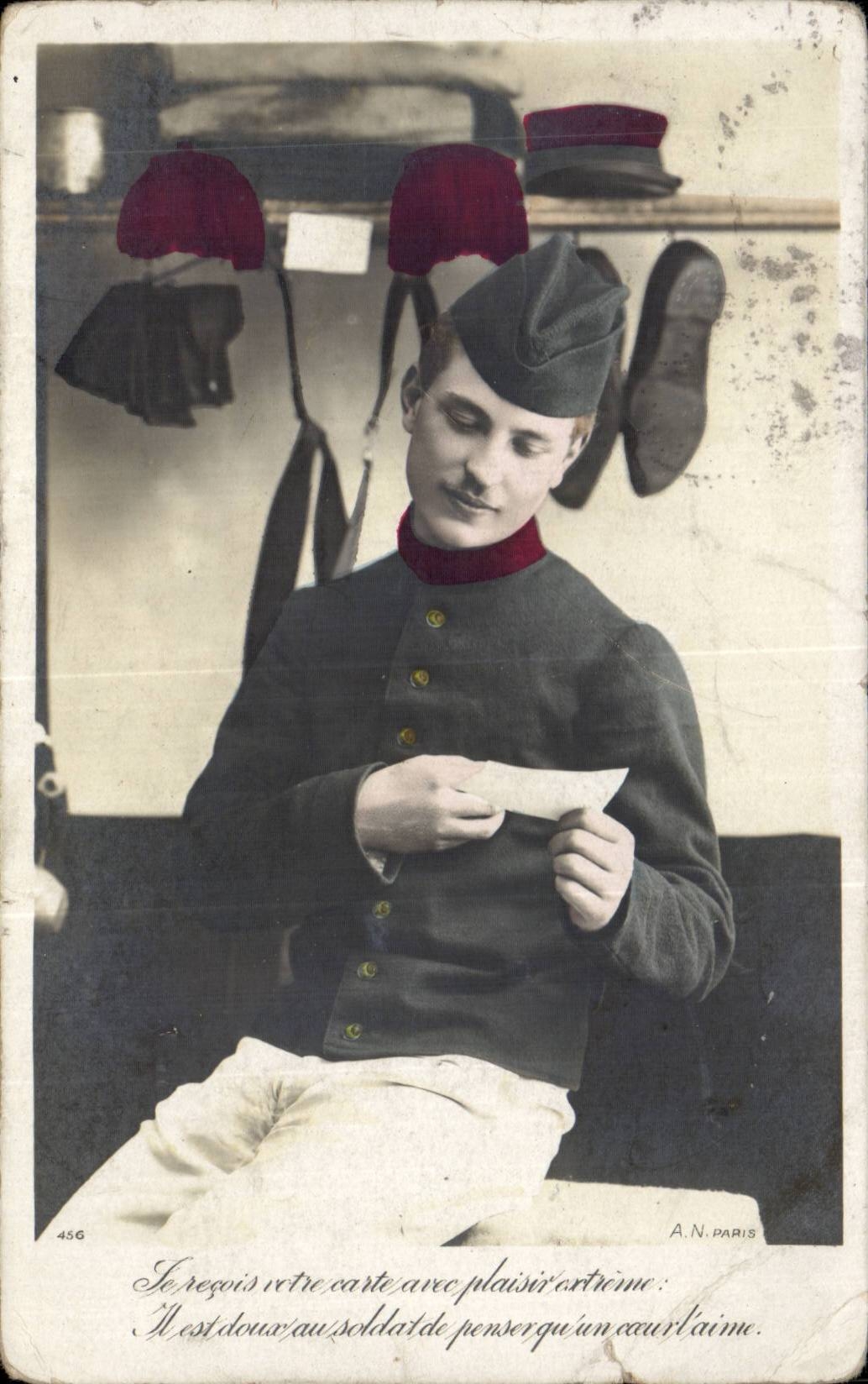 CPA Fantasy Militaria Man