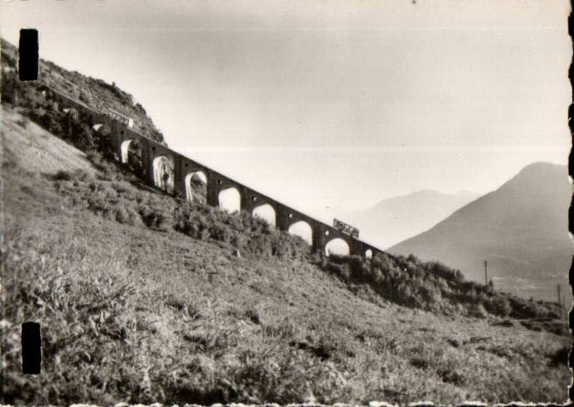 Lourdes MODERN CARD the funicular of the Peak of Ger