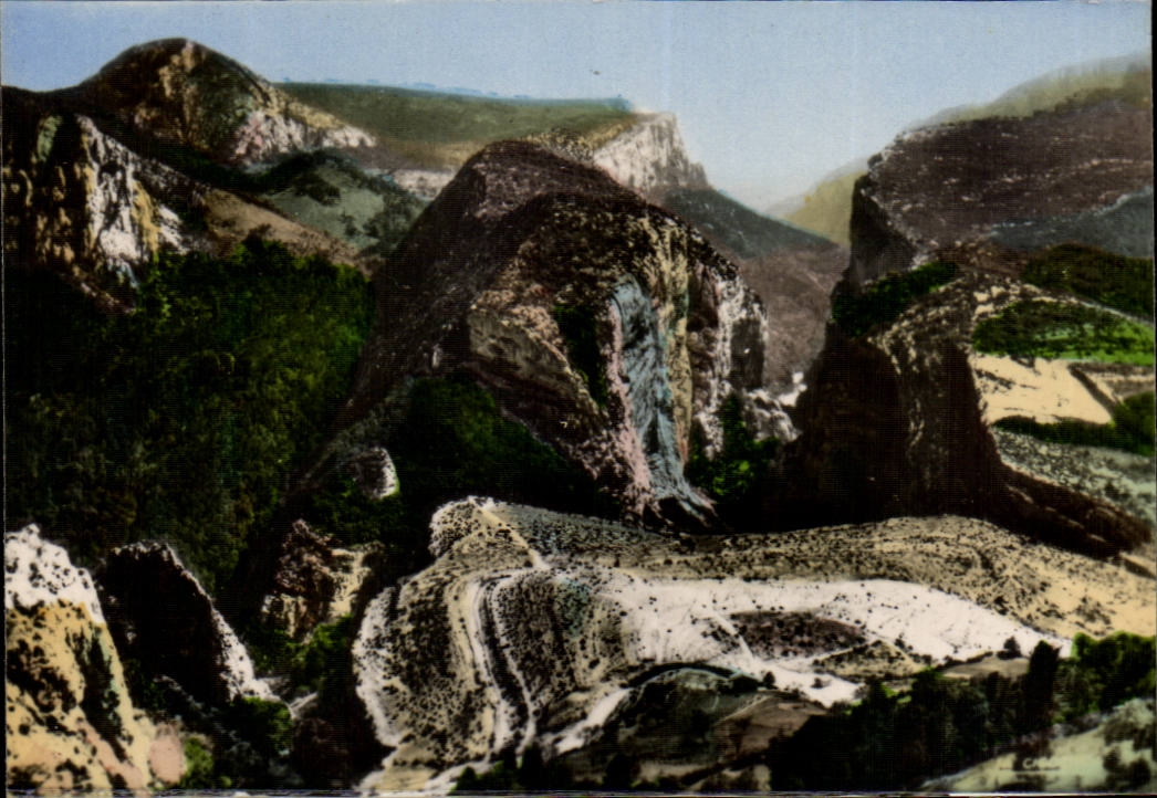 MODERN CARD Excursion of the gorges of the Verdon Lee not Entering sublimates large gun