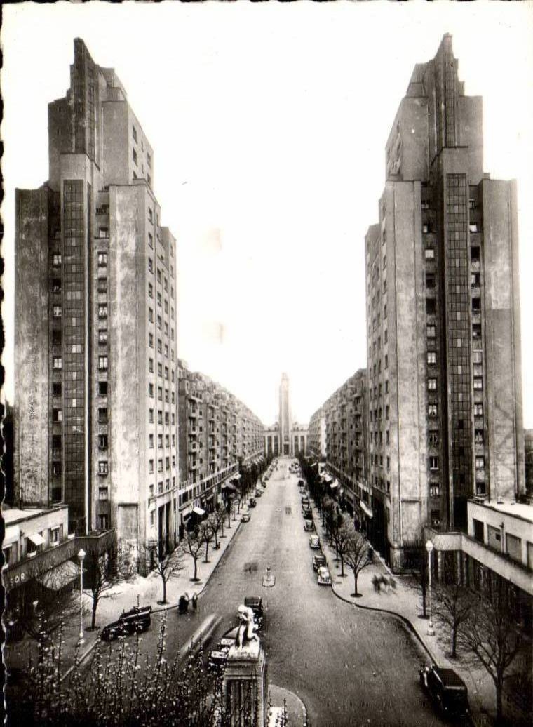 MODERN CARD Villeurbanne the Tours da the caite of Scrapes sky