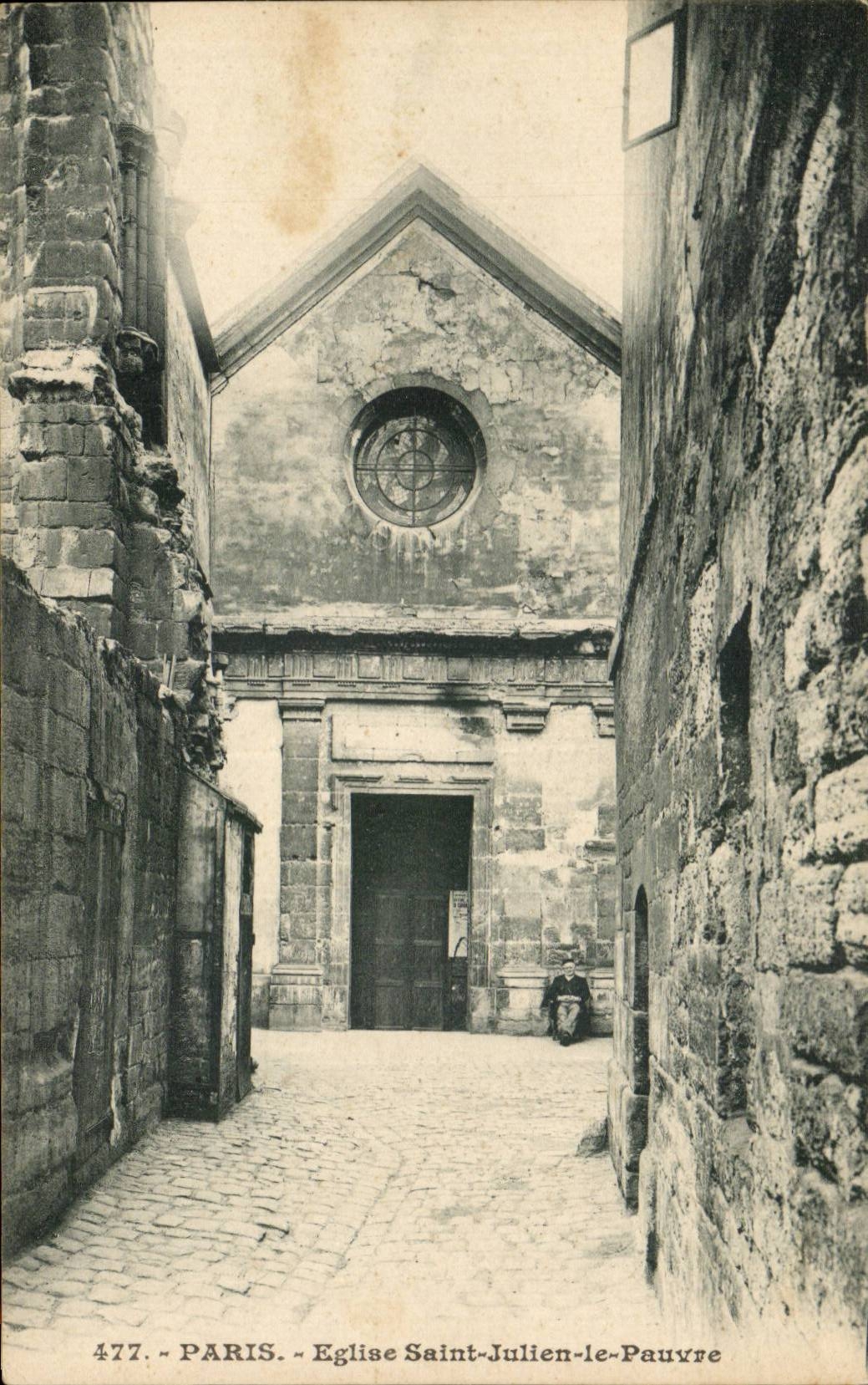 Paris CPA Eglise Saint Julien le Pauvre