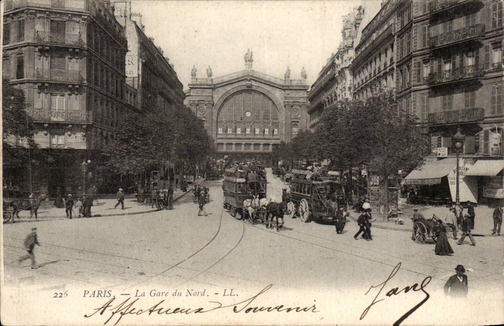 Paris CPA parkt nordlich