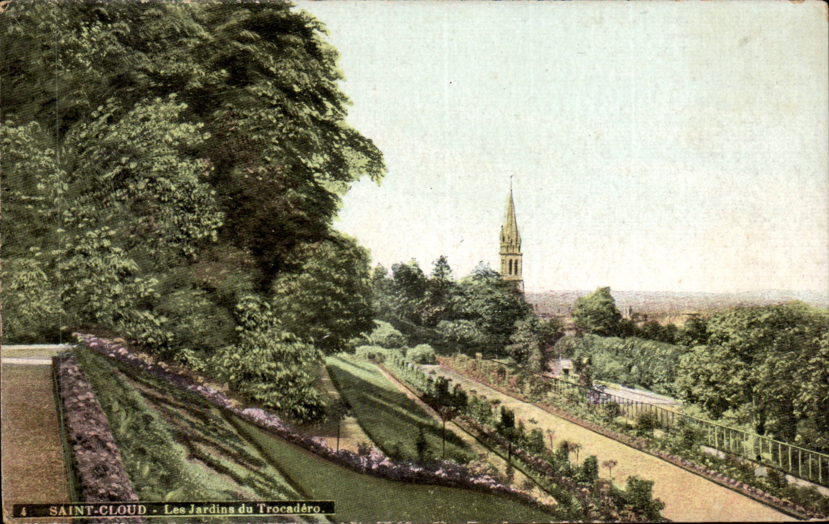 Saint Cloud cPA gardens of Trocadero