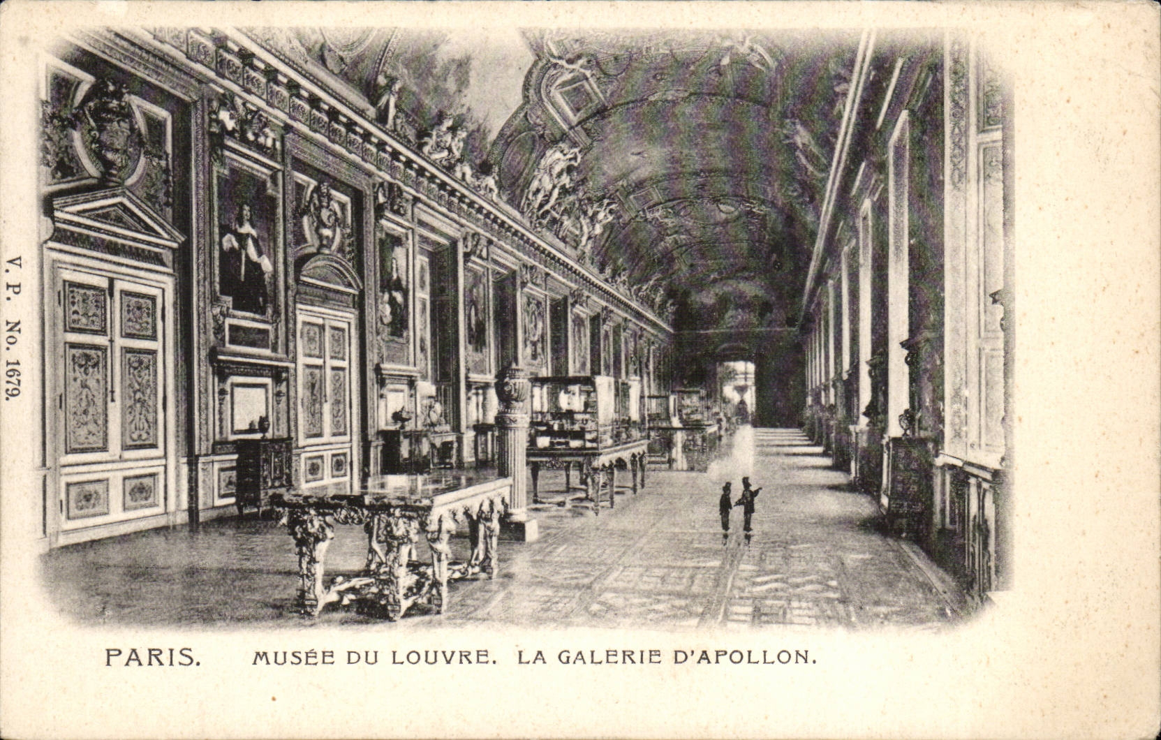 Paris CPA Musee du Louvre Galerie d'aPollon