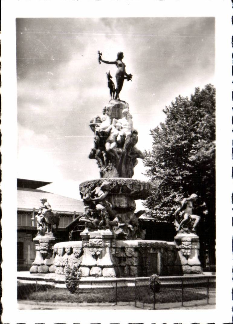 Tarbes CPSM Fountain of Vigneau